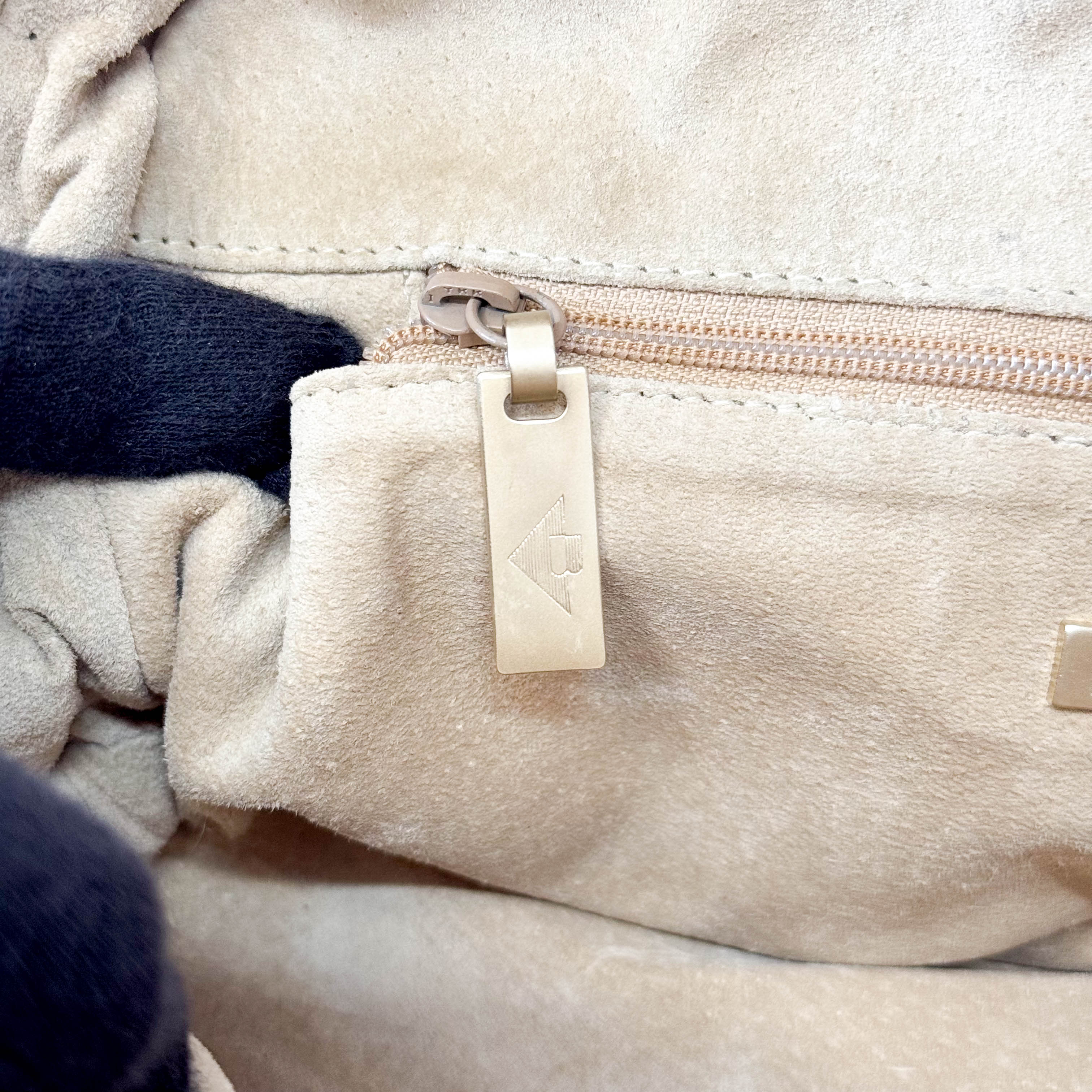 Small Golden Intrecciato Leather Handle bag