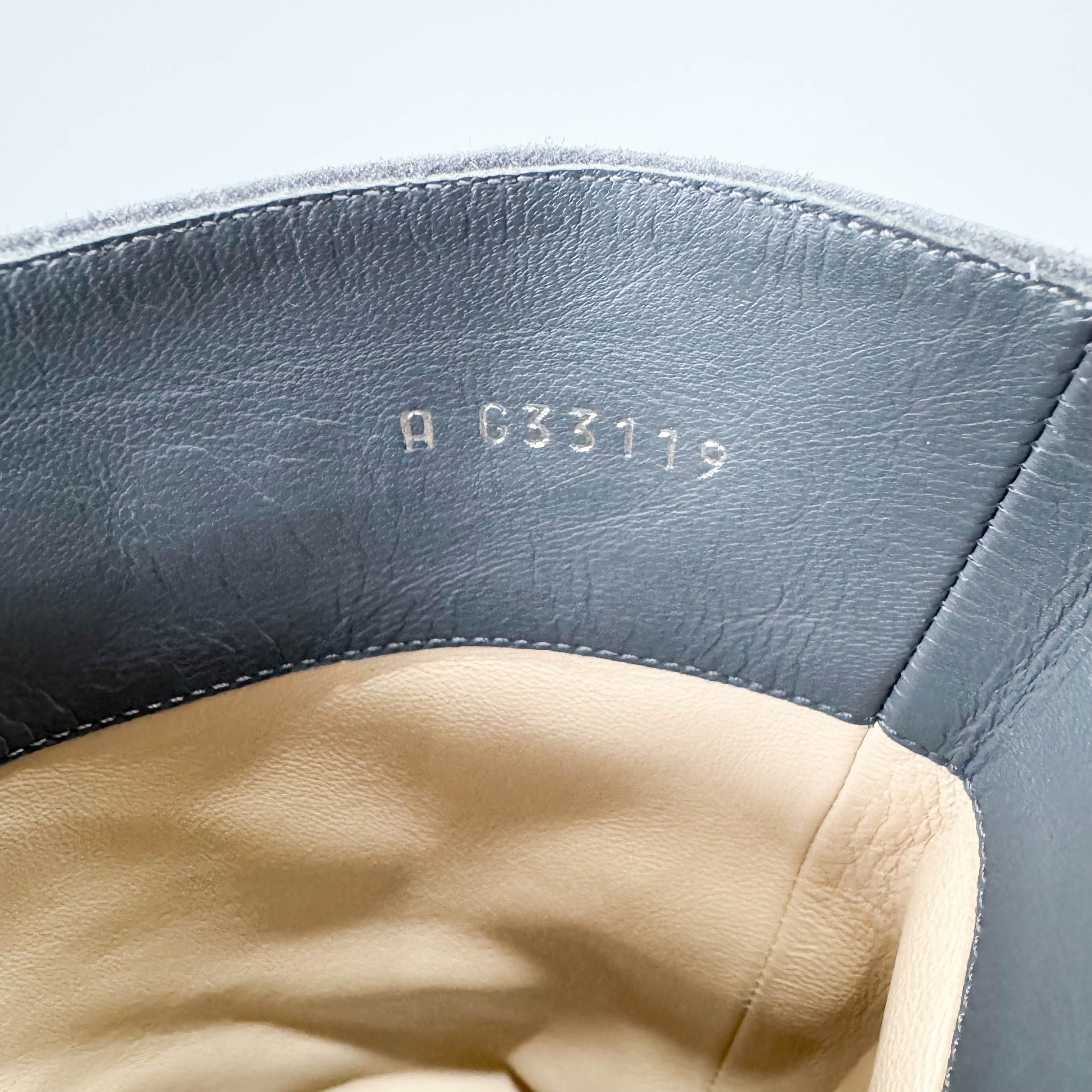 Medium Grey Suede Boots