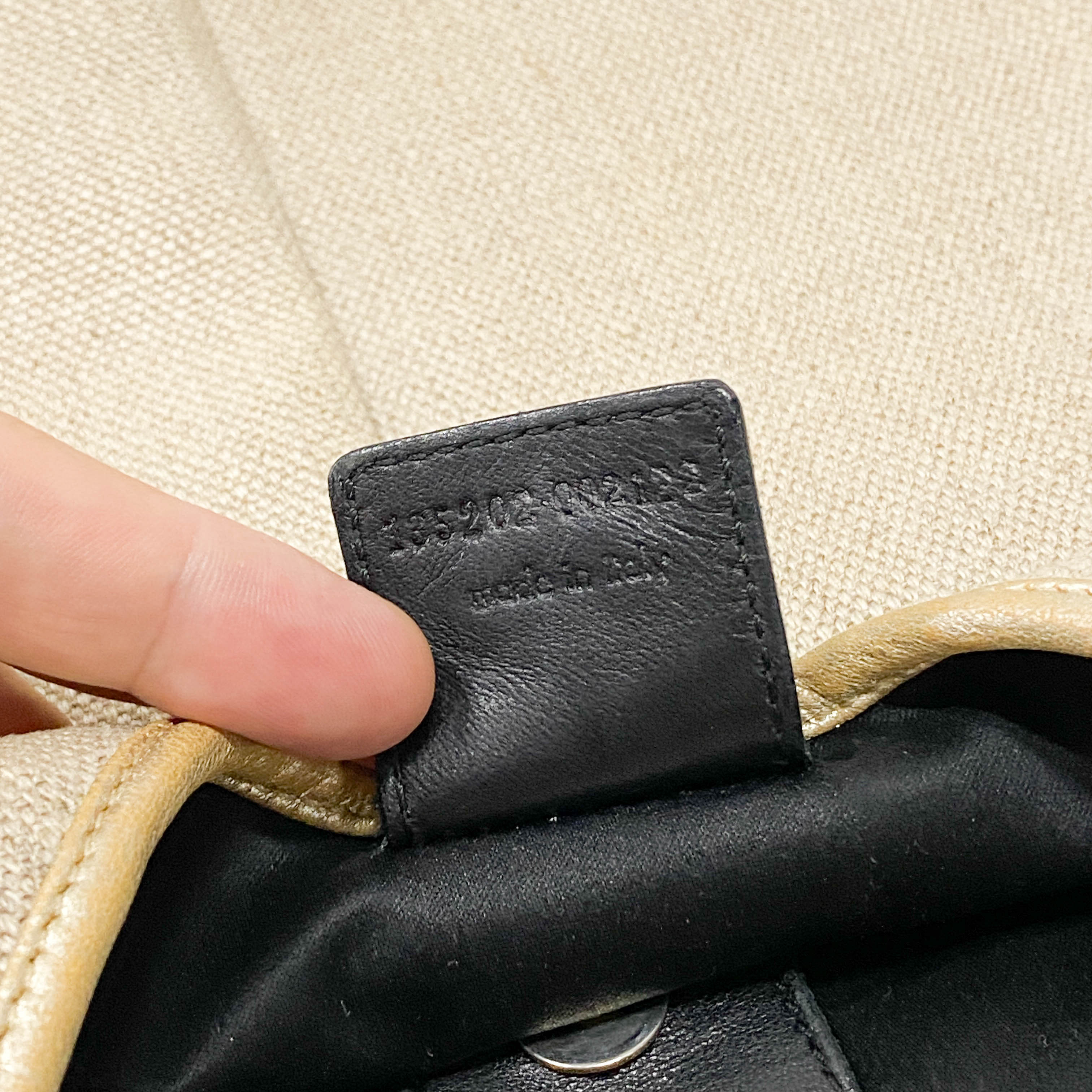 Mombasa Beige Canvas Shoulder Bag