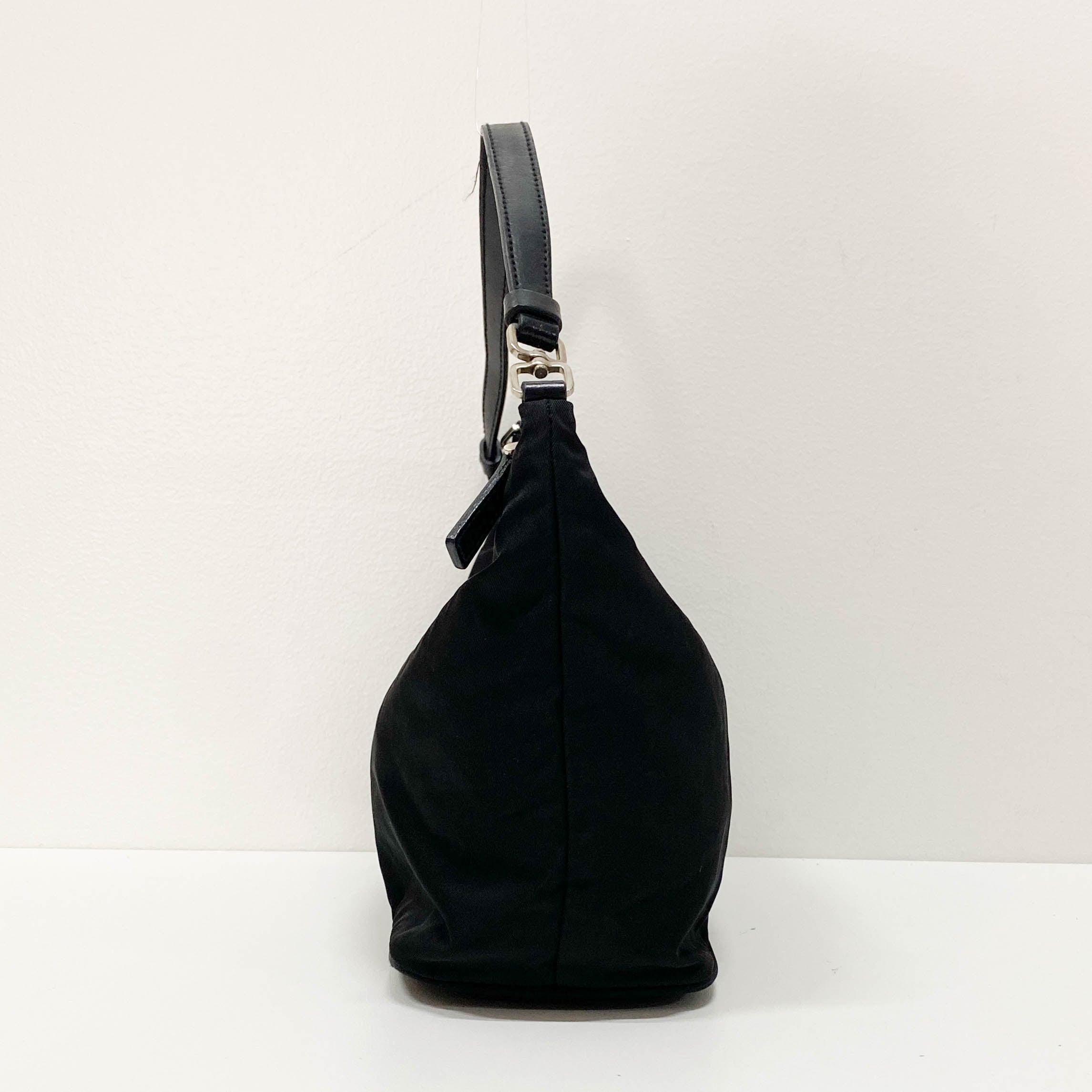 Black Nylon Shoulder Bag