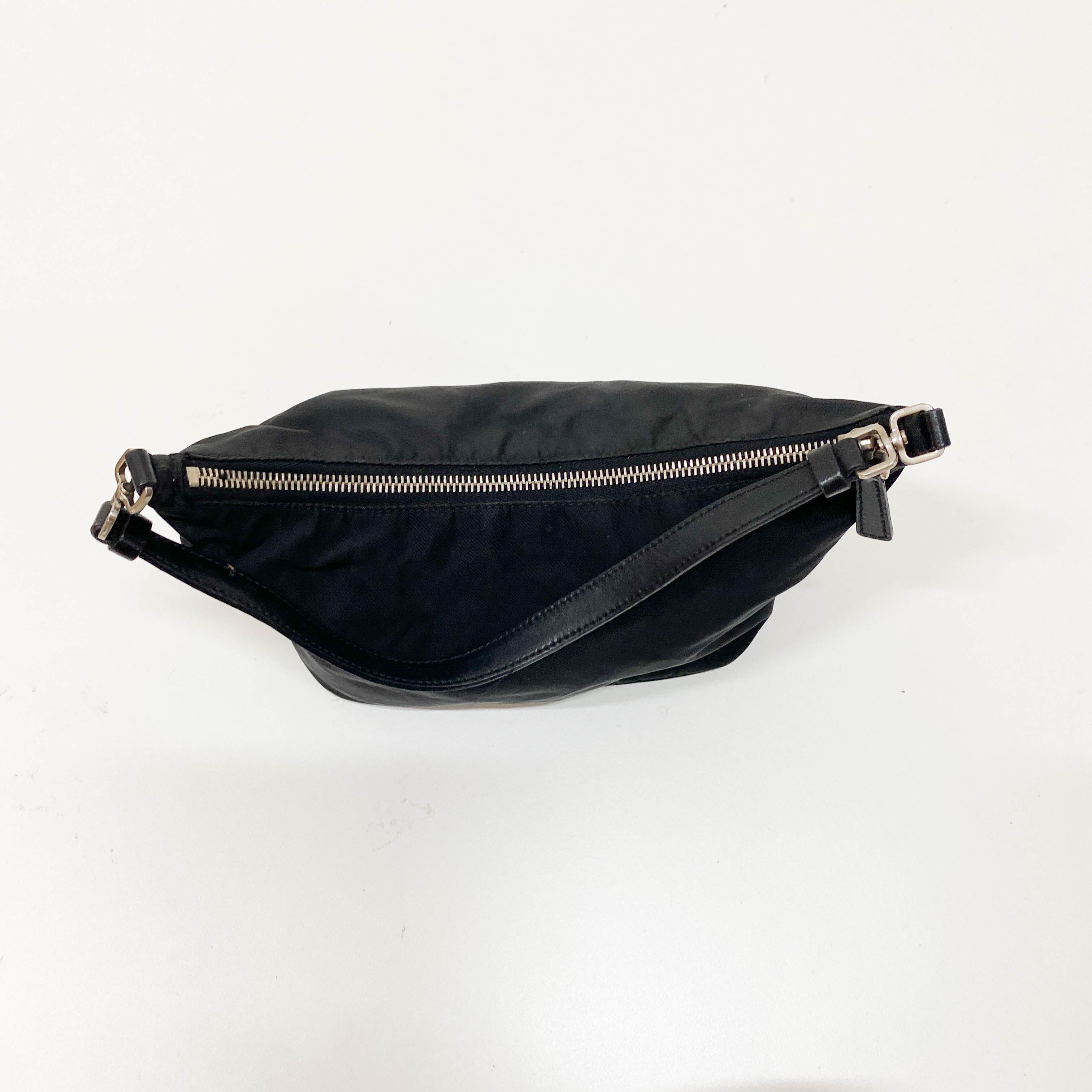 Black Nylon Shoulder Bag