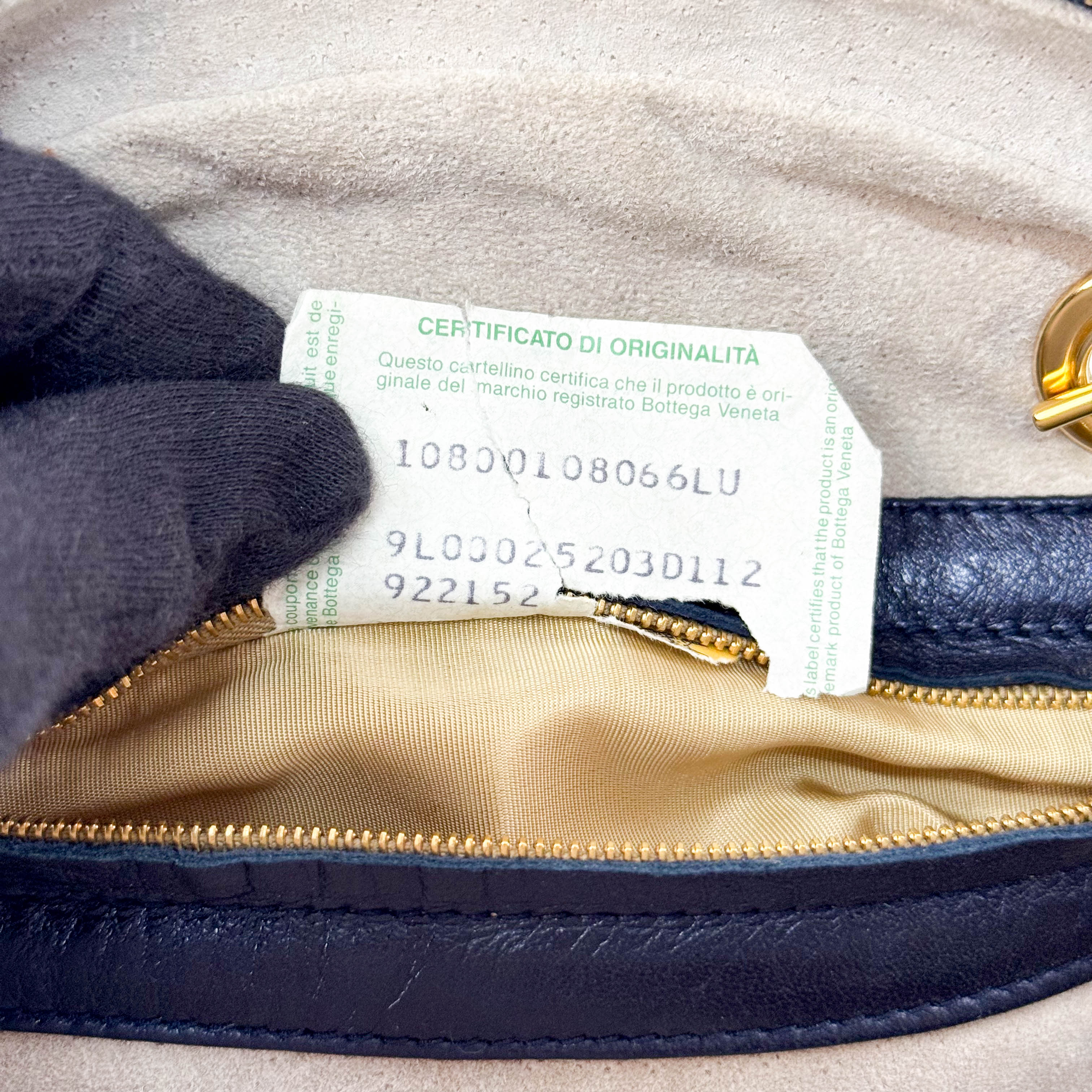 Intrecciato Round Handle Bag