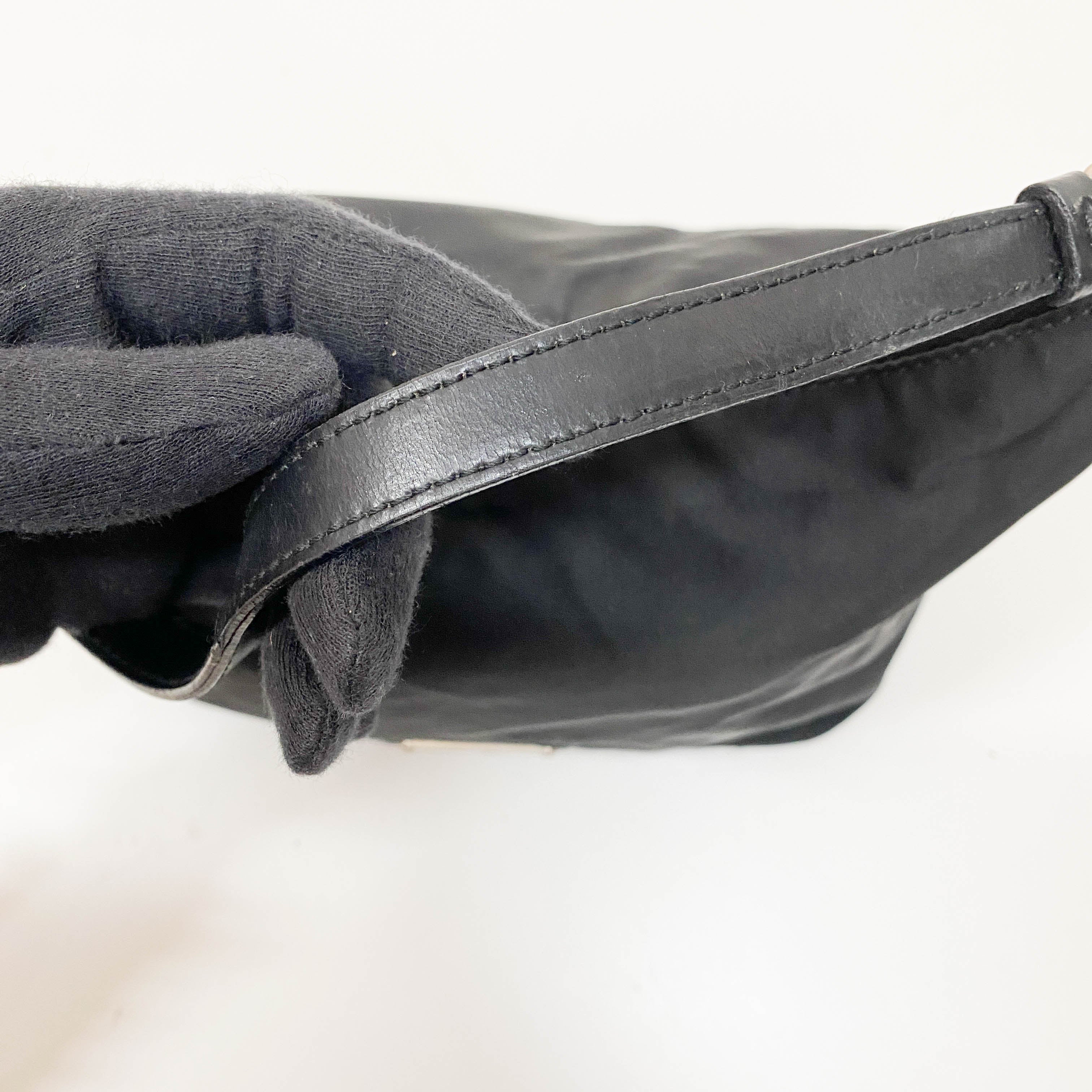 Black Nylon Shoulder Bag