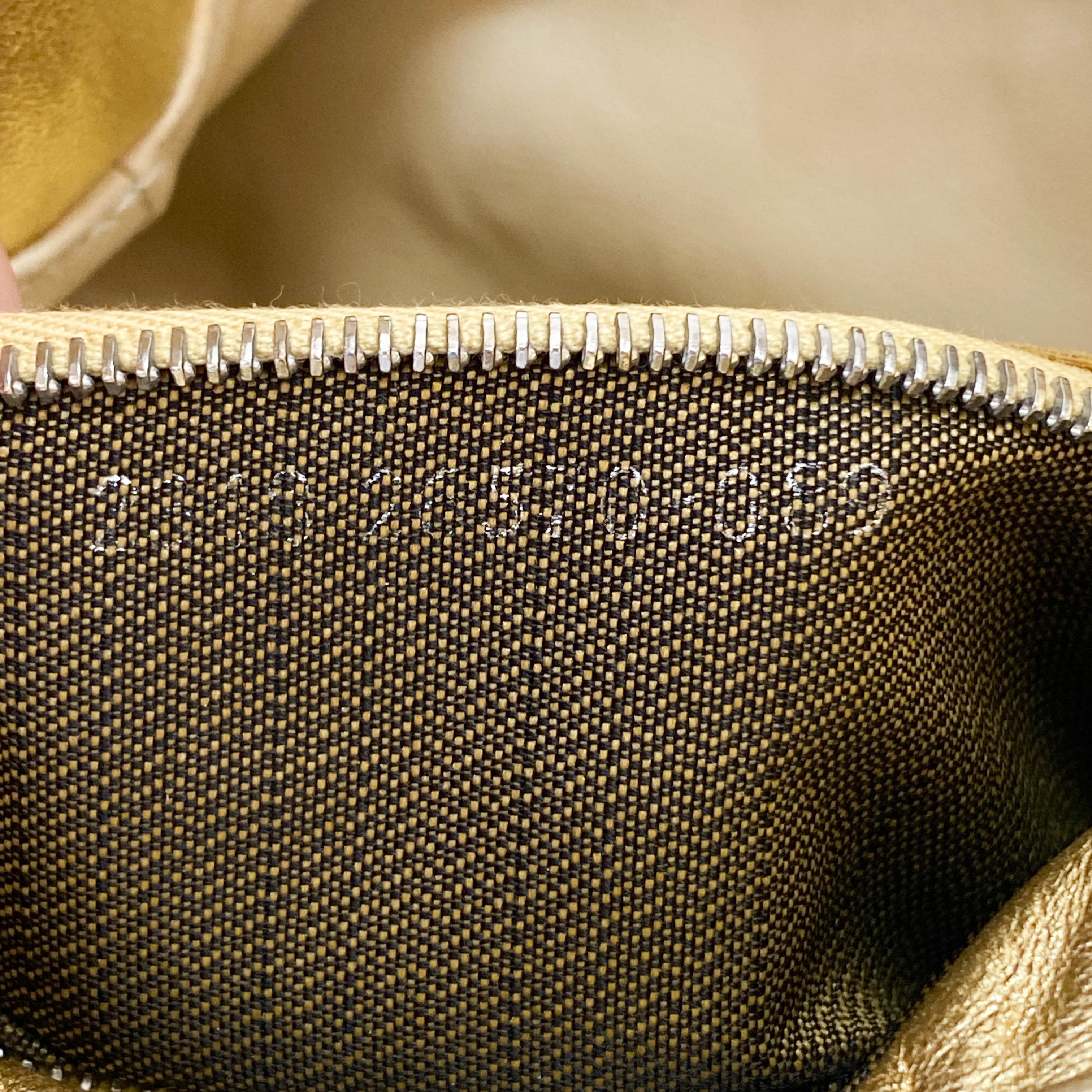 Rhinestone Buckle in Gold Leather Shoulder Bag