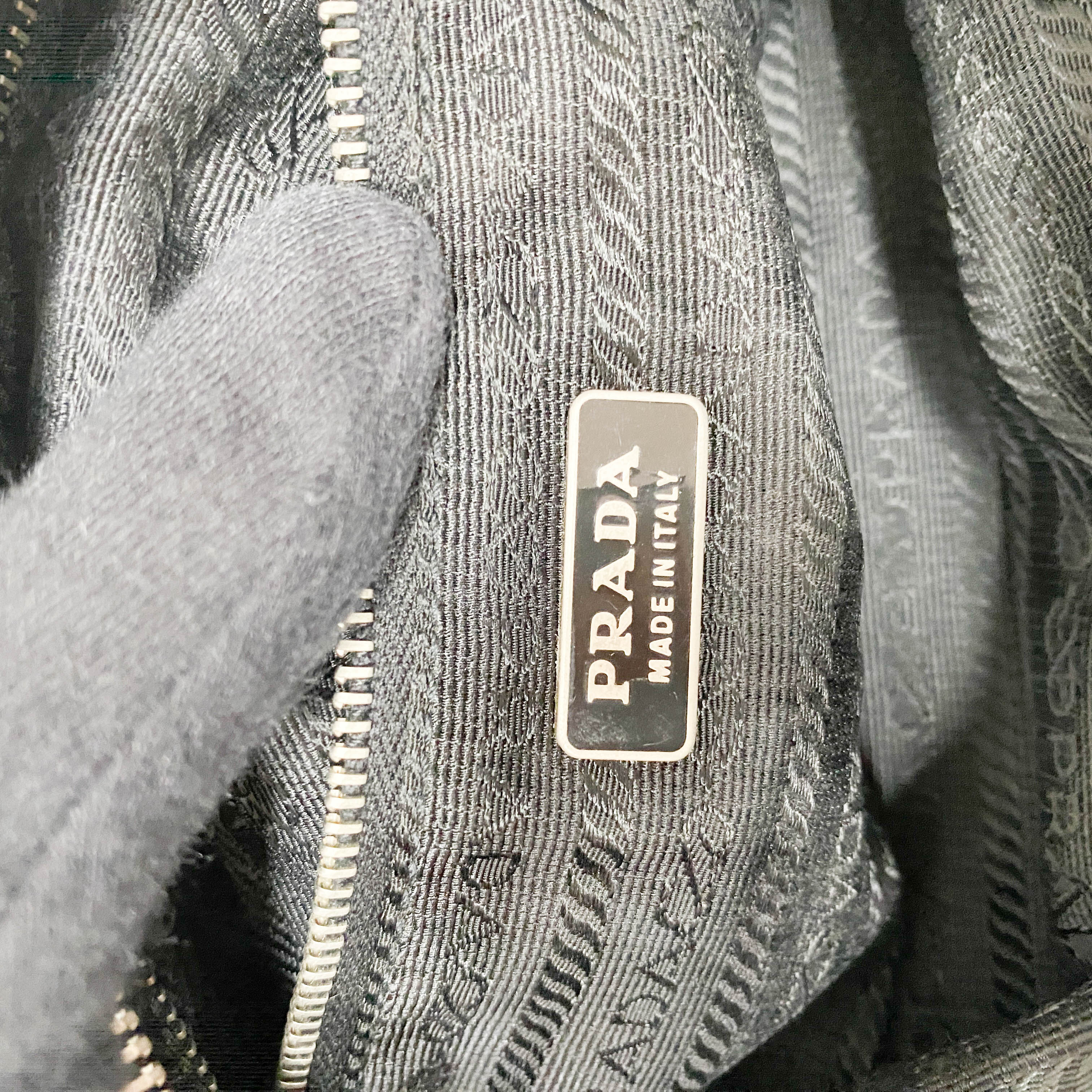 Black Nylon Shoulder Bag