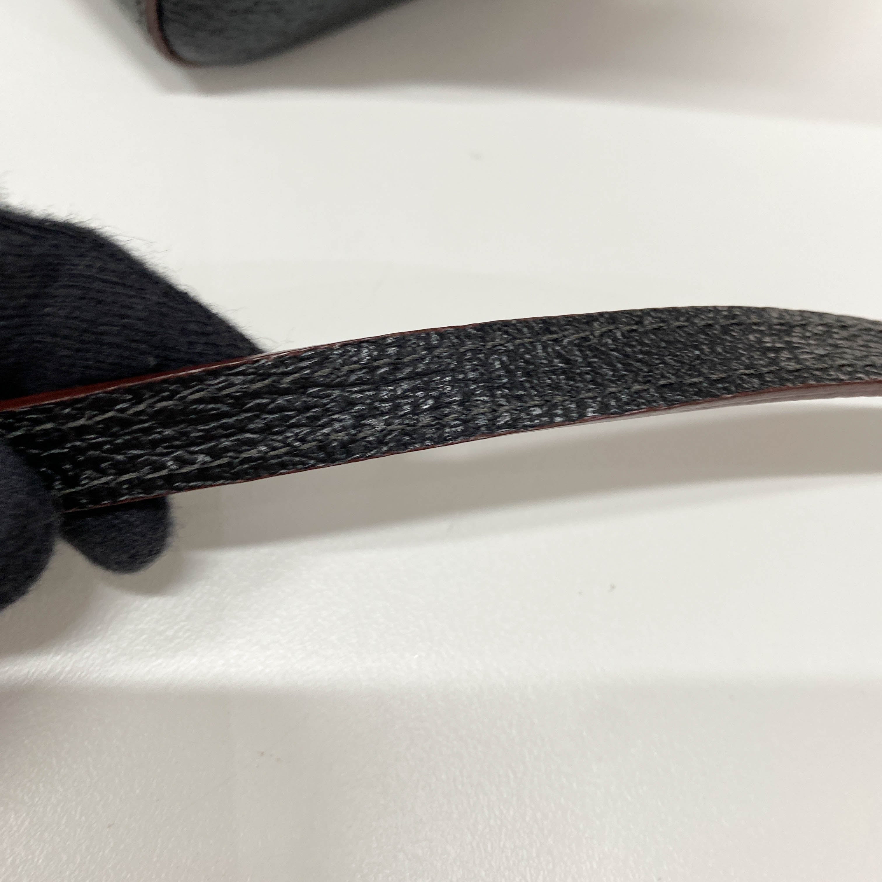 Black/Brown Leather Mini Handbag