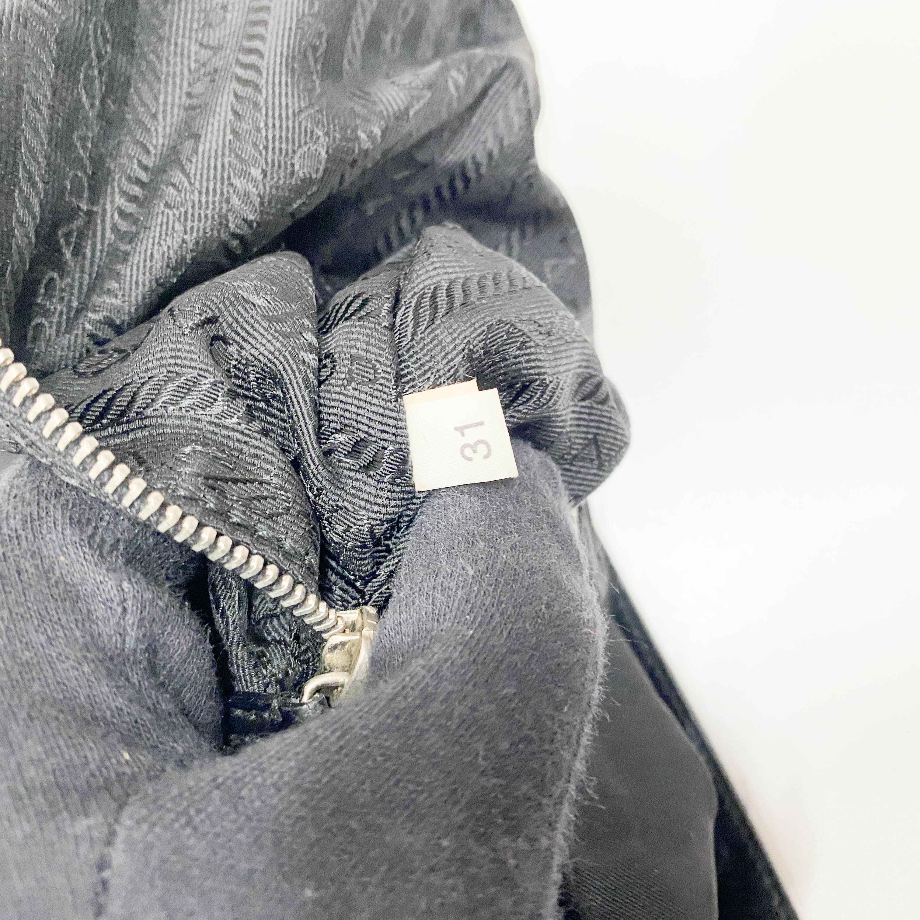 Black Nylon Shoulder Bag