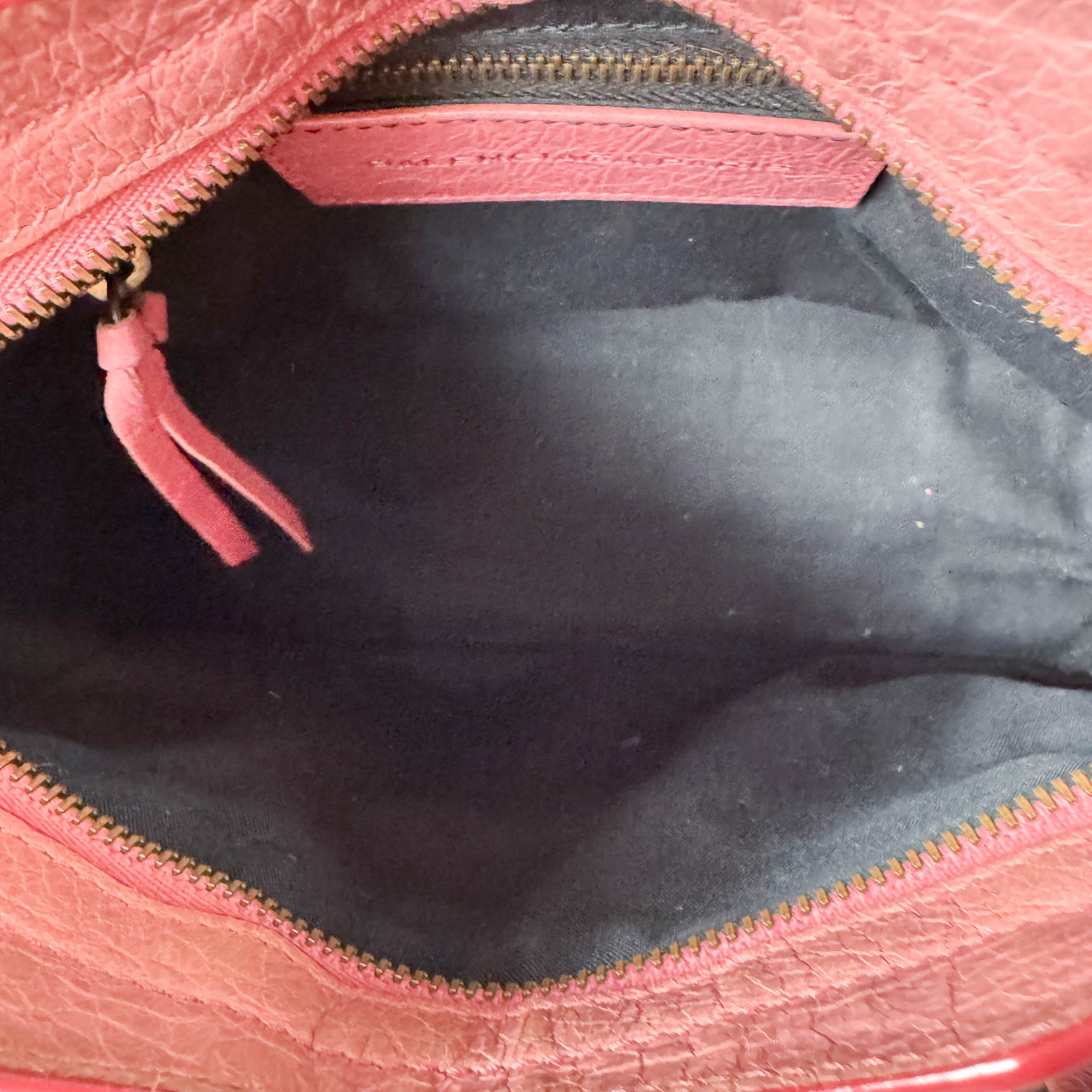 Mini City Pink Leather Shoulder Bag