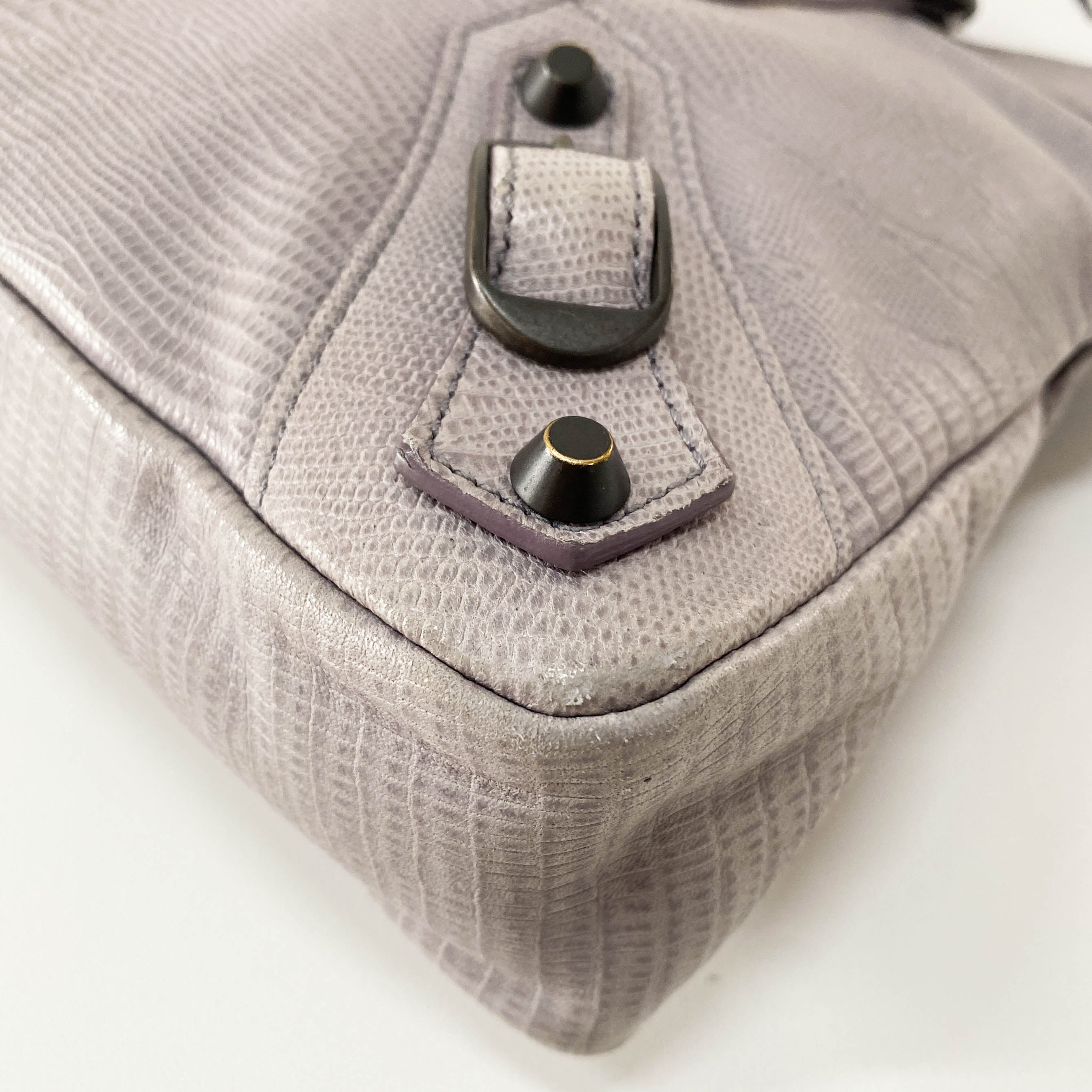 The First Black Leather Shoulder Bag