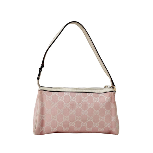 GG Canvas Pink Accessory Pouch Shoulder Bag