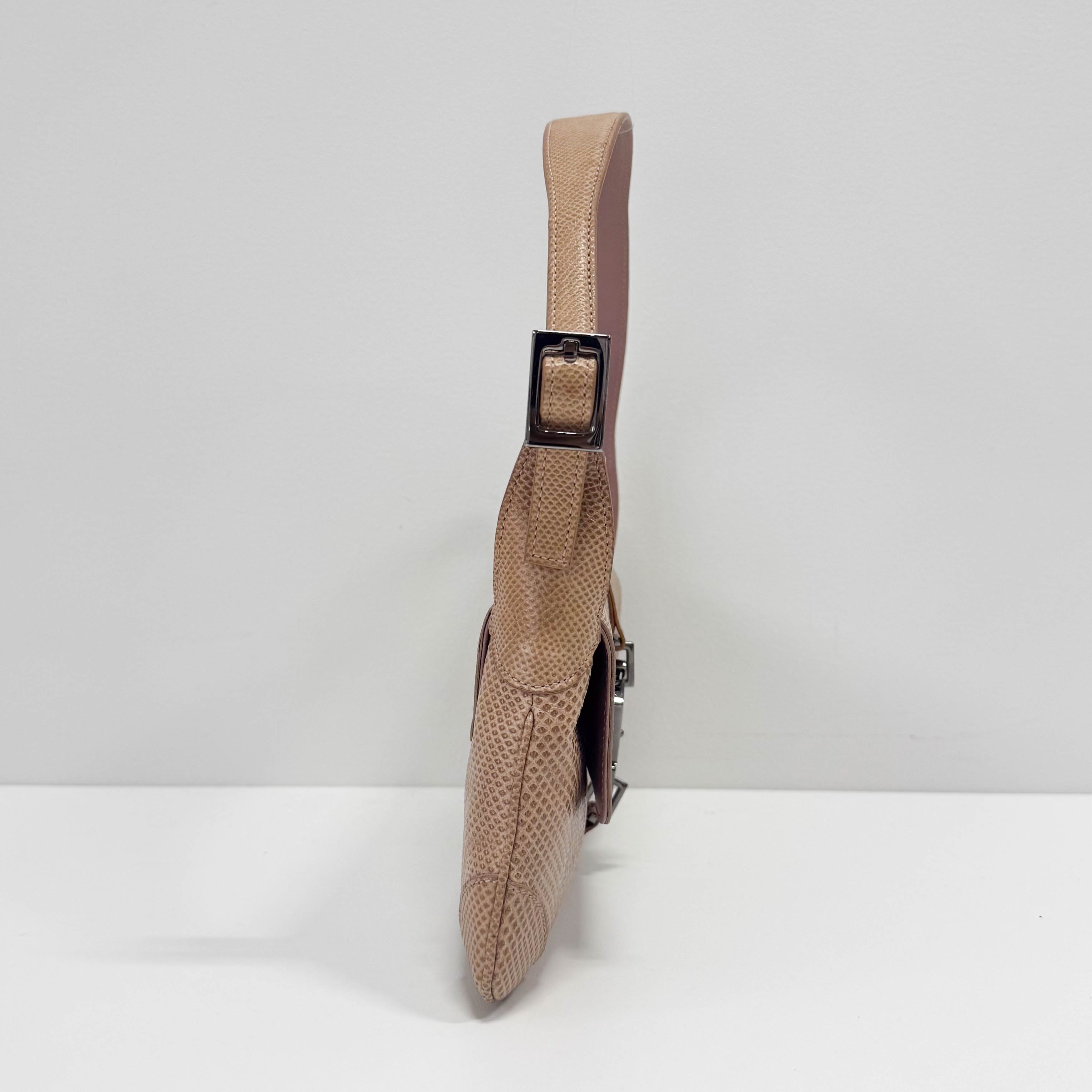 Jackie Kandinsky Beige Leather Shoulder Bag