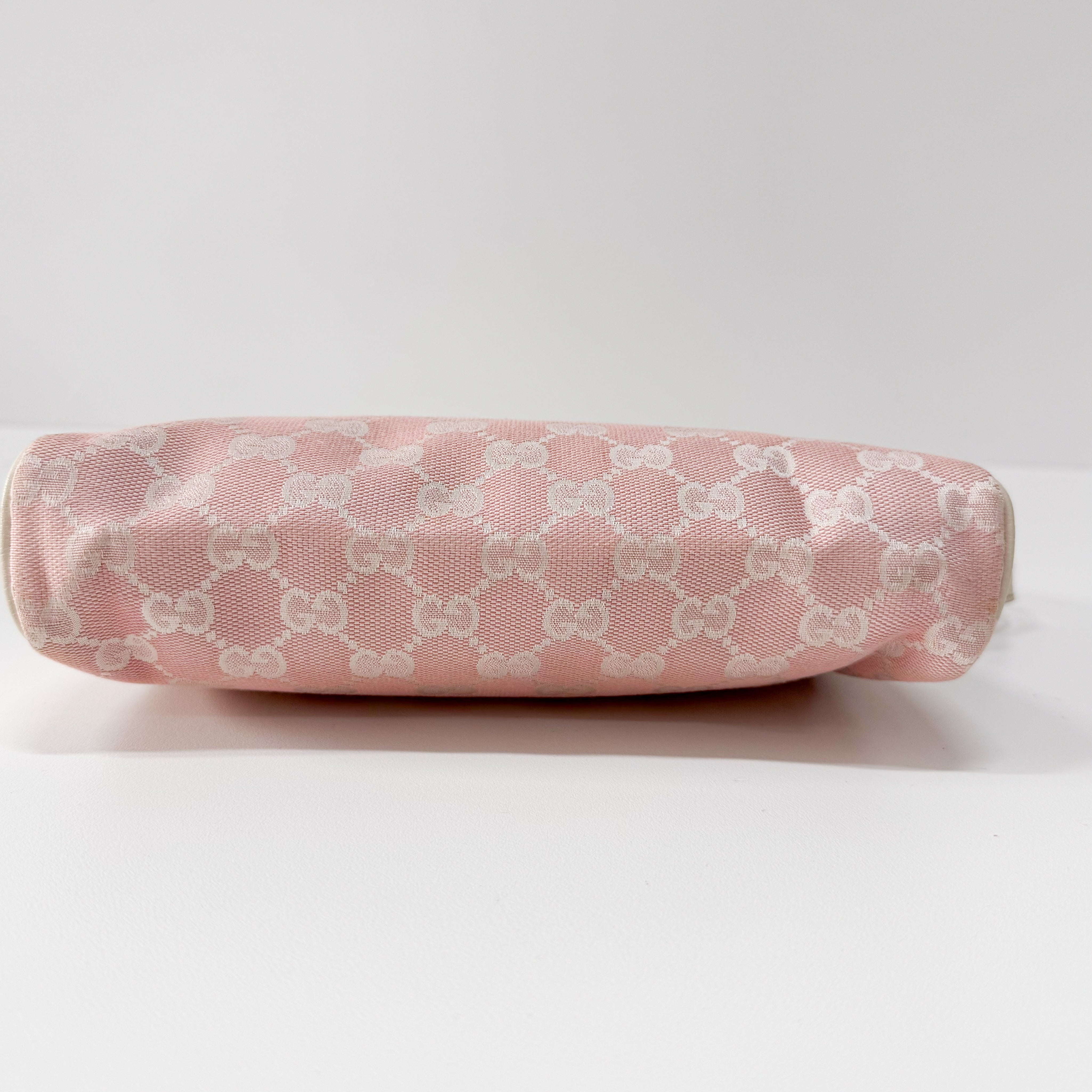 GG Canvas Pink Accessory Pouch Shoulder Bag