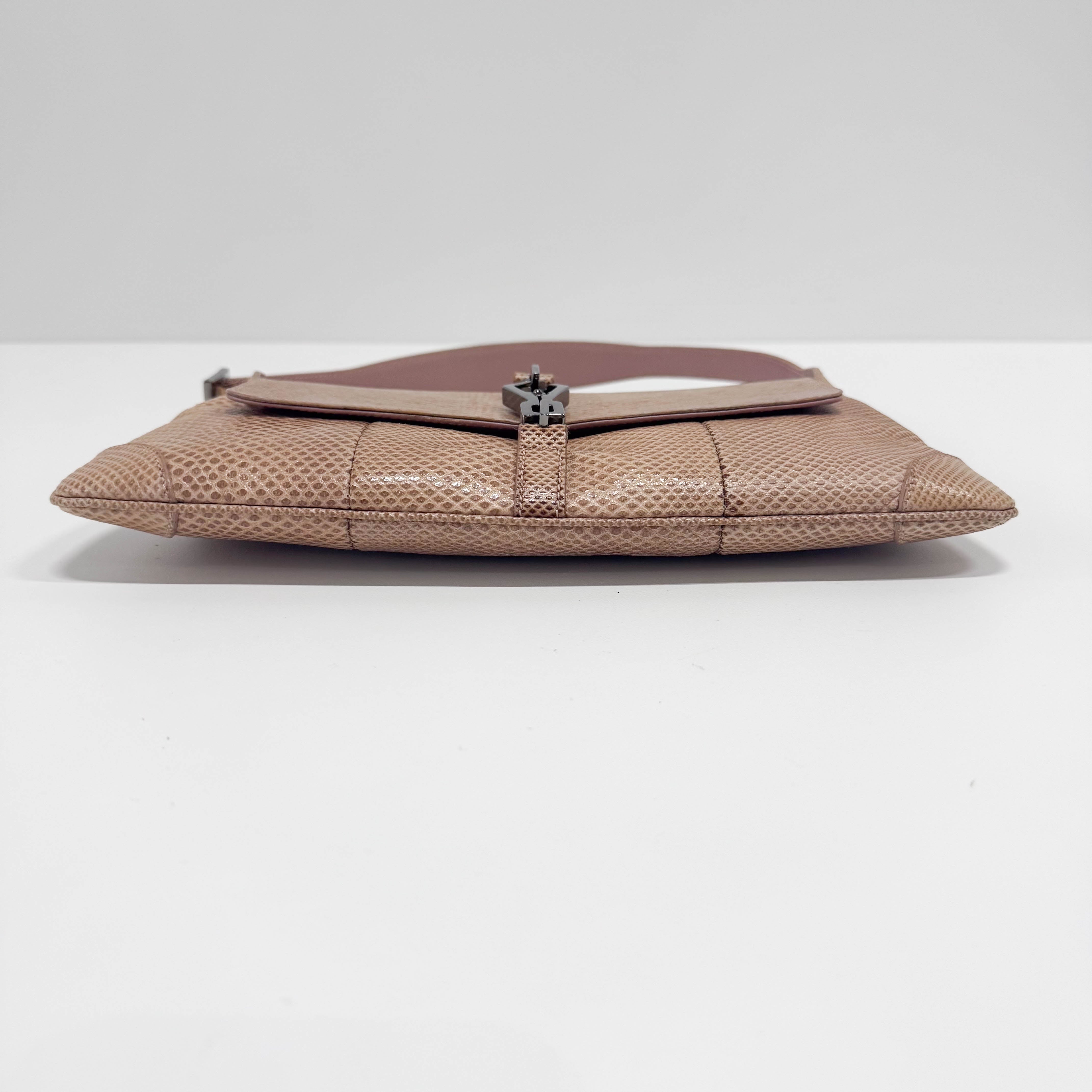 Jackie Kandinsky Beige Leather Shoulder Bag