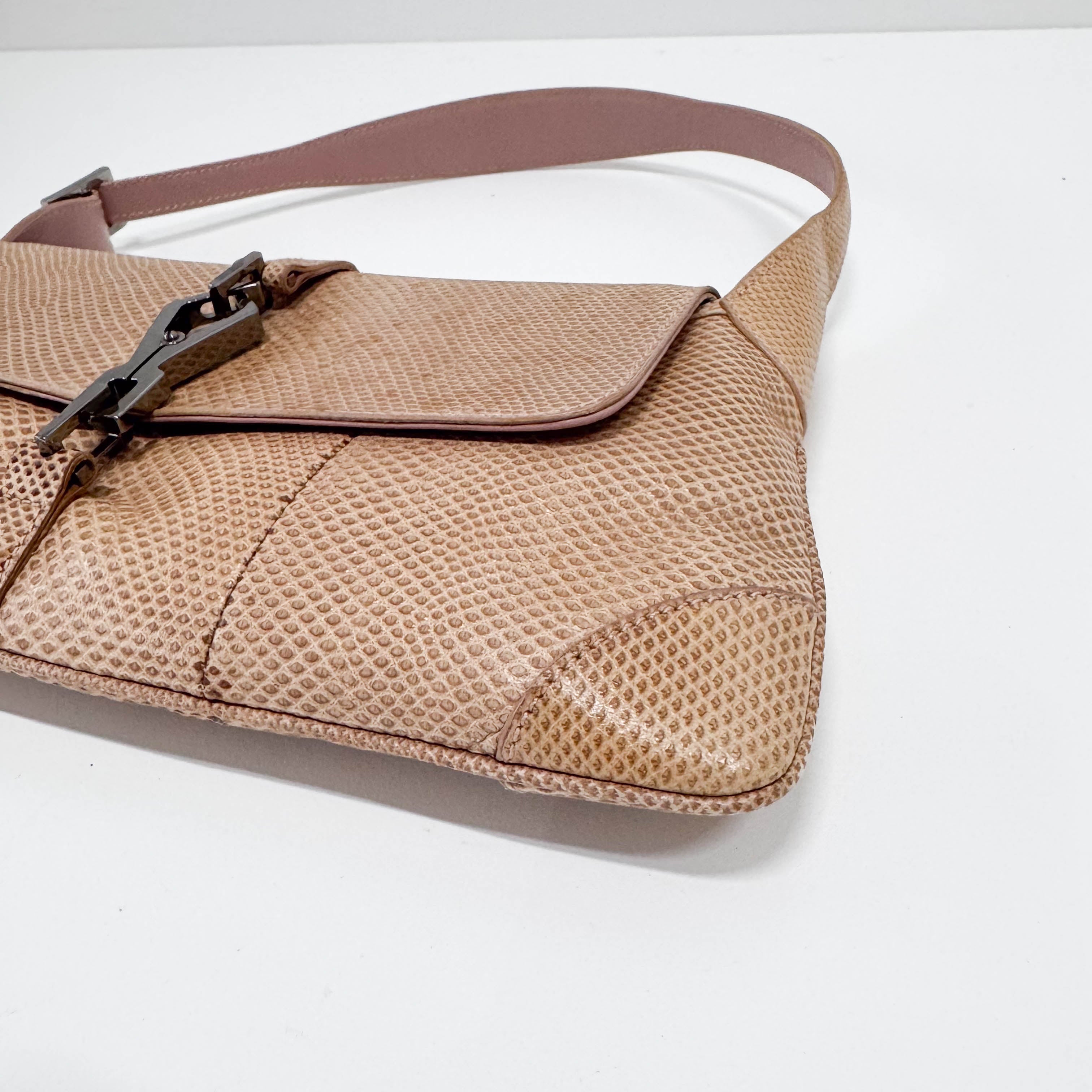 Jackie Kandinsky Beige Leather Shoulder Bag