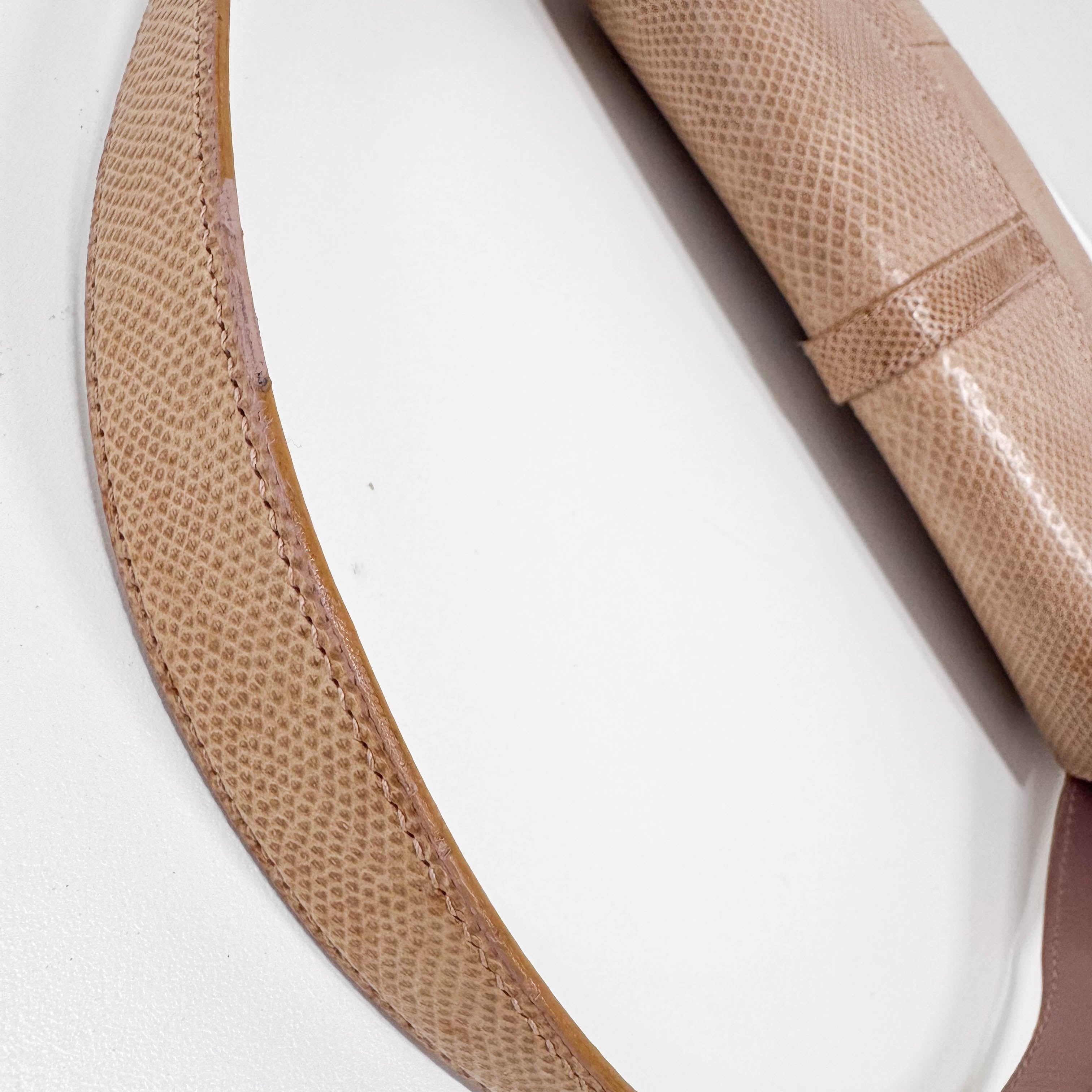 Jackie Kandinsky Beige Leather Shoulder Bag