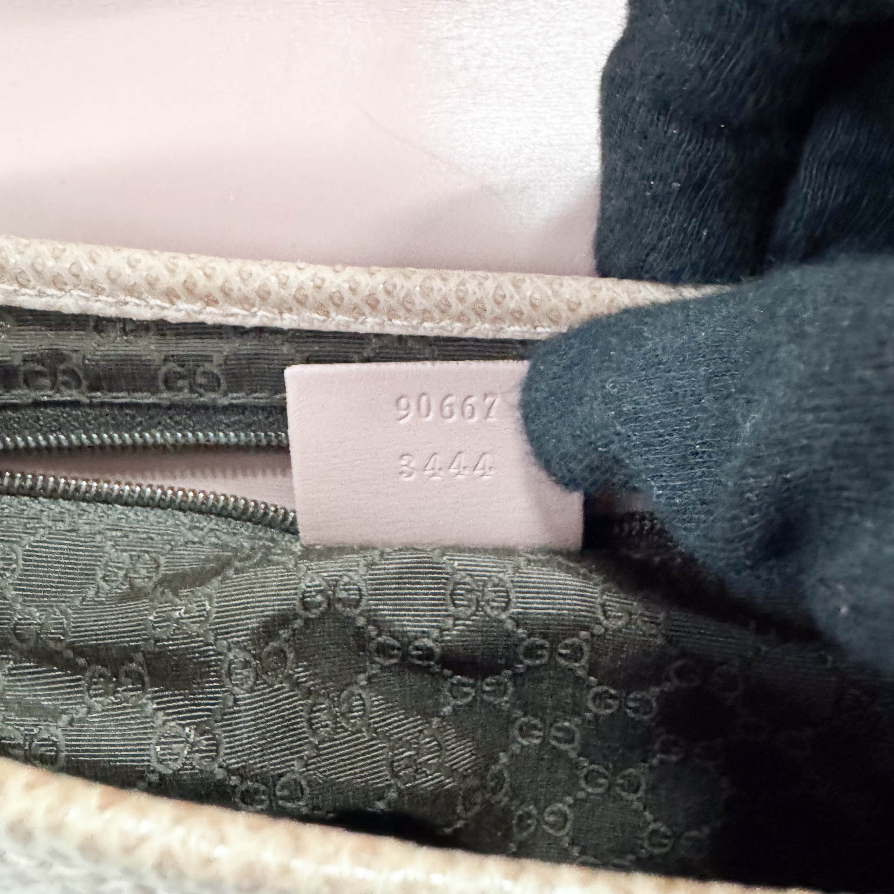 Jackie Kandinsky Beige Leather Shoulder Bag