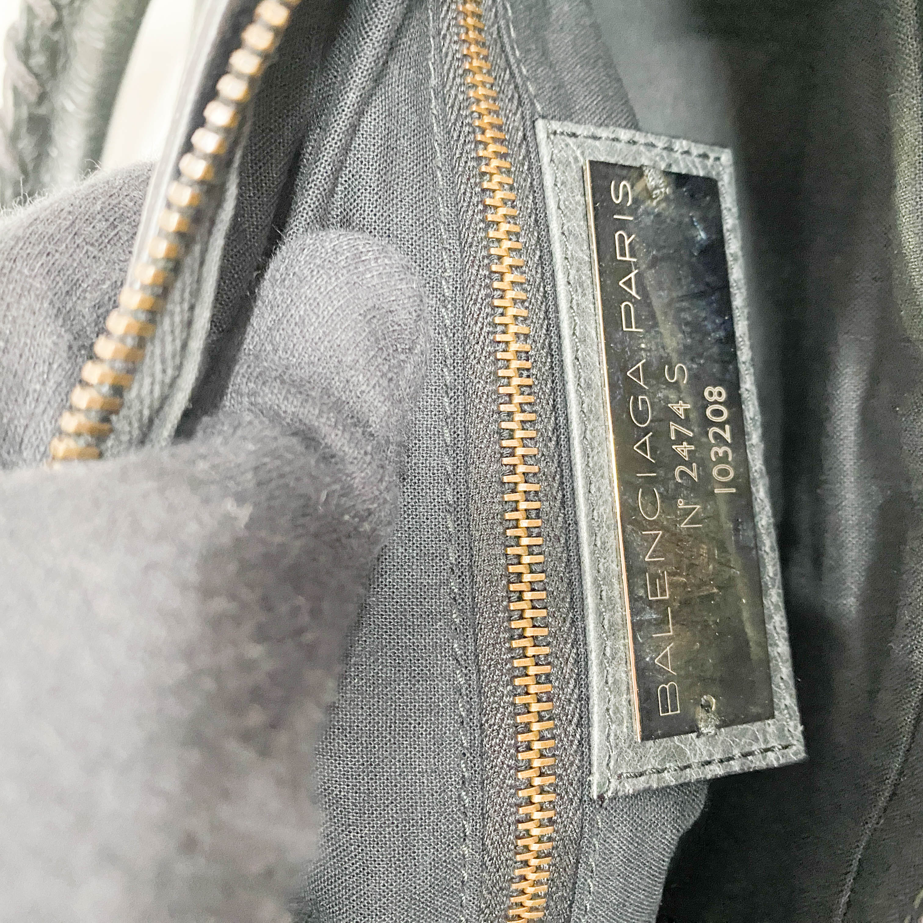 The First Black Leather Two Way Bag