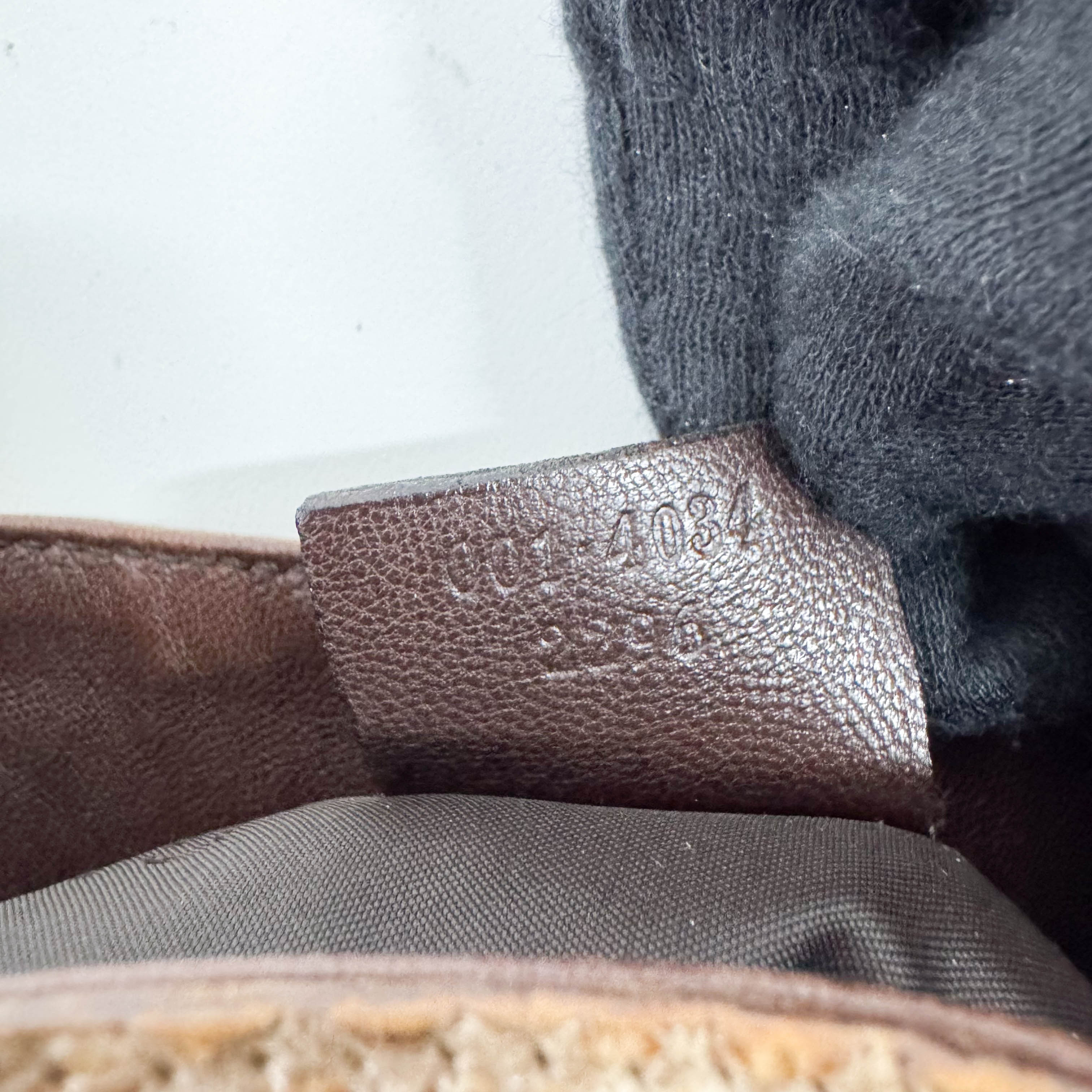 Yellow Python Embossed Leather Shoulder Bag