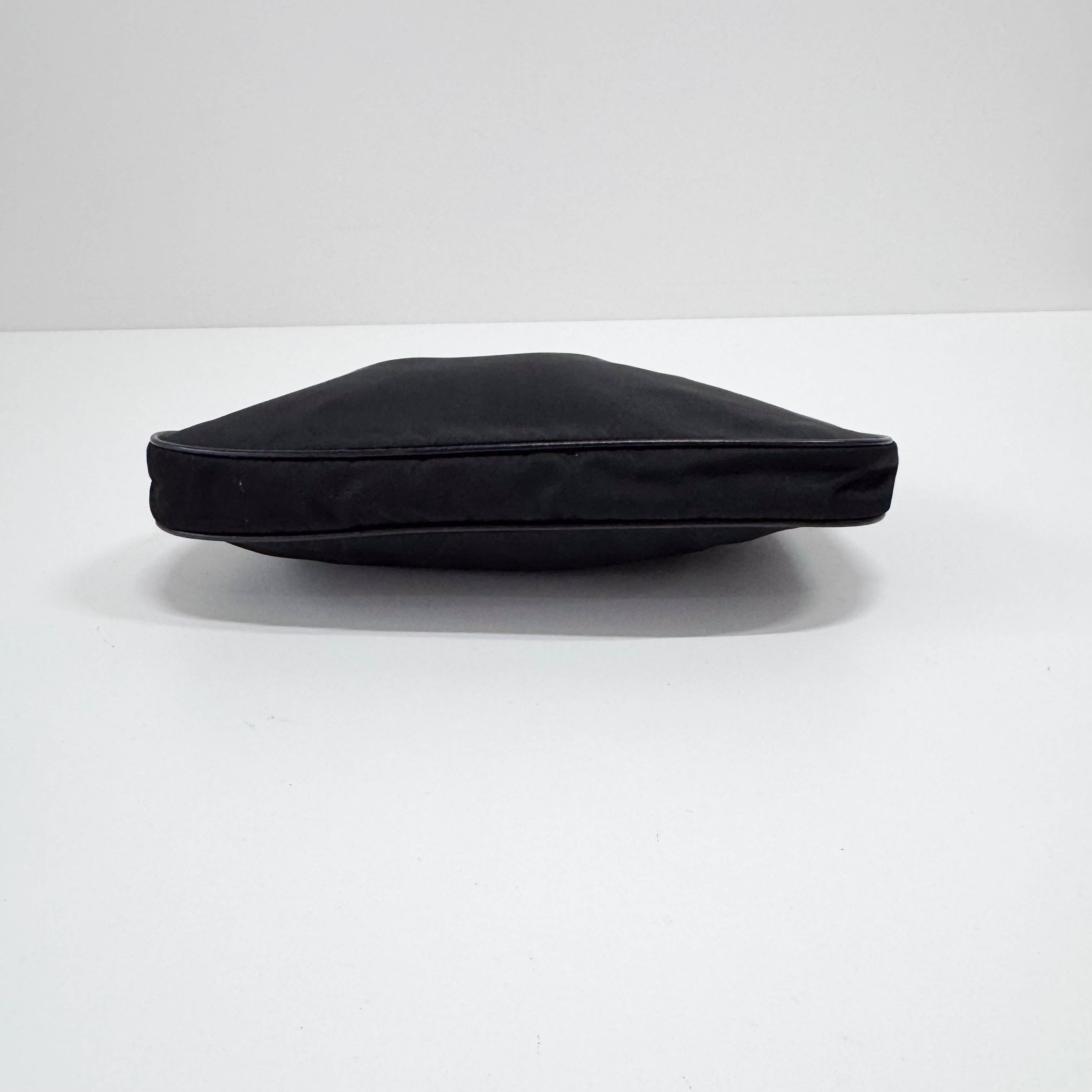 Black Nylon Shoulder Bag