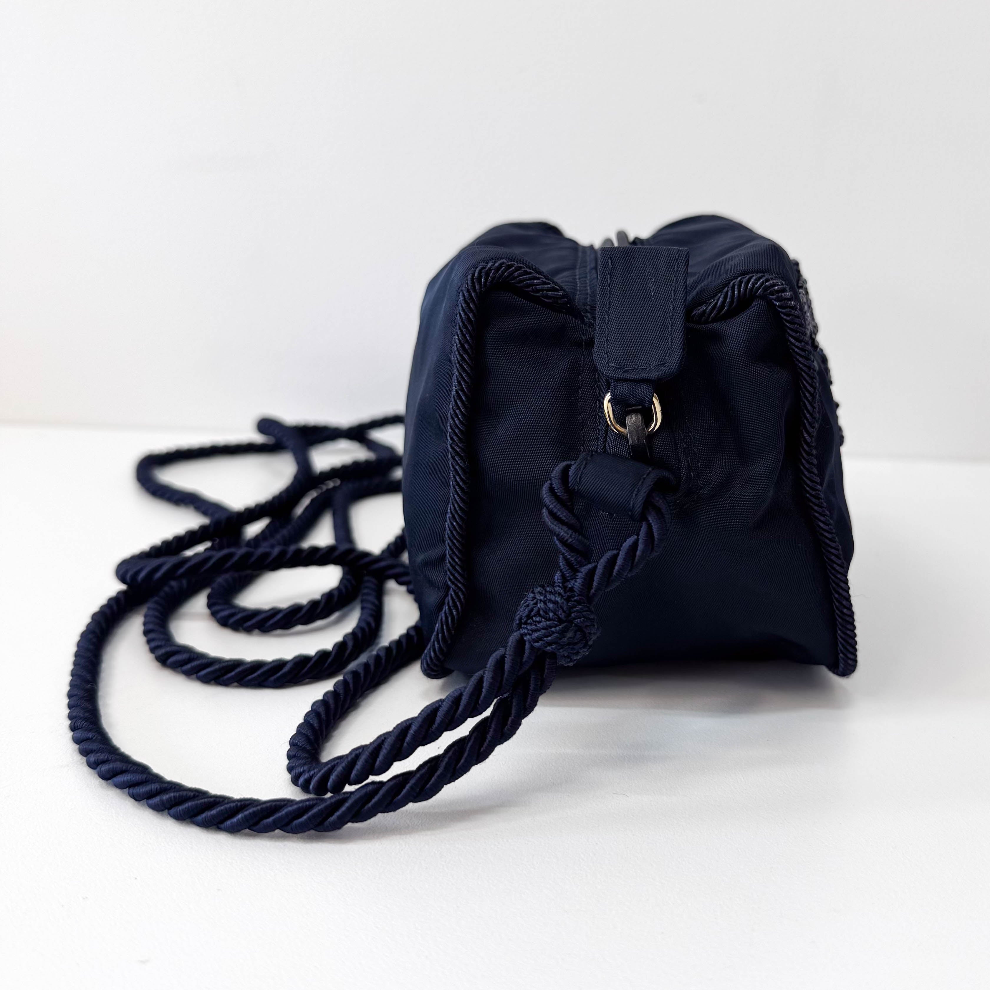 Tassel Beads Embroidery Nylon Bag