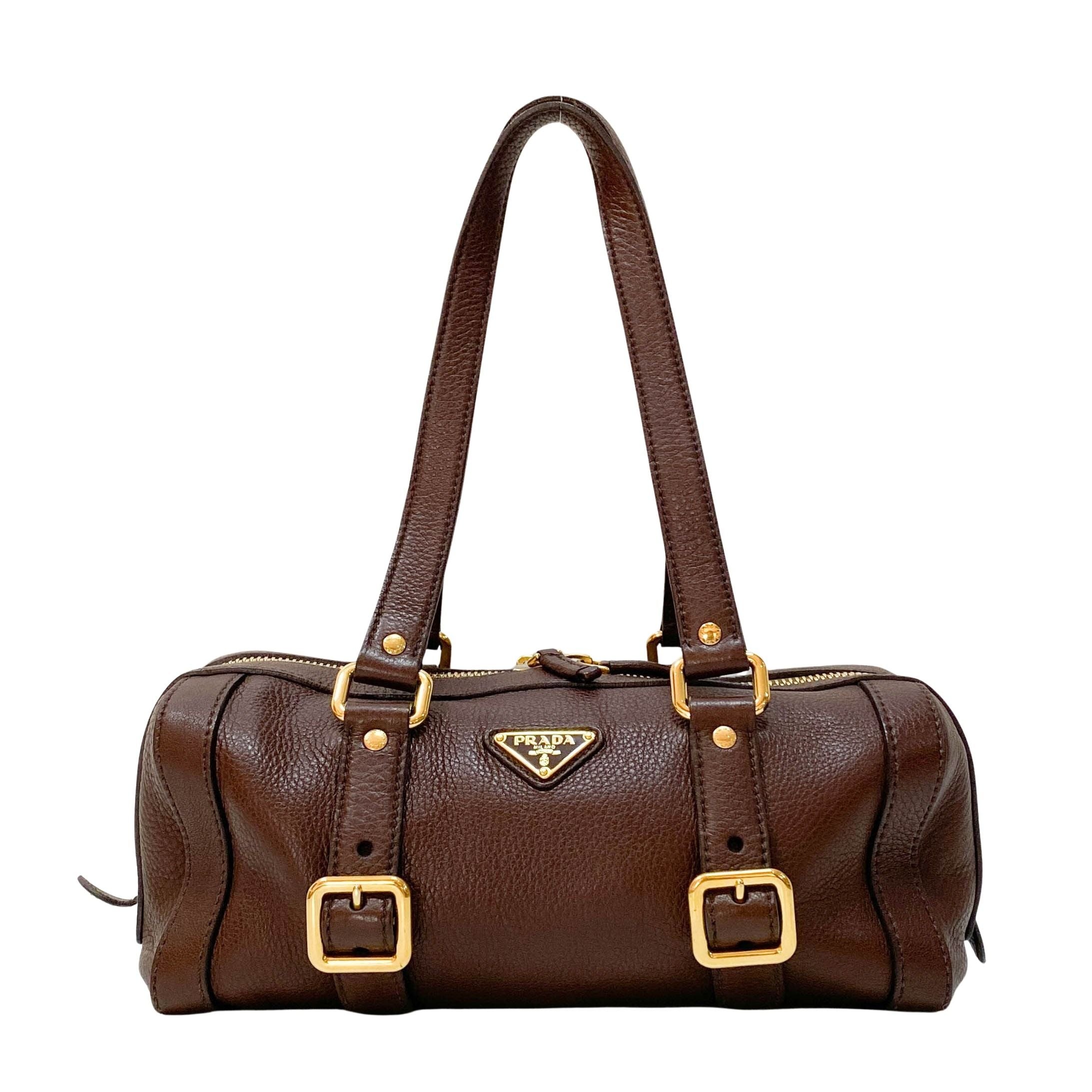 Brown Leather Shoulder Bag