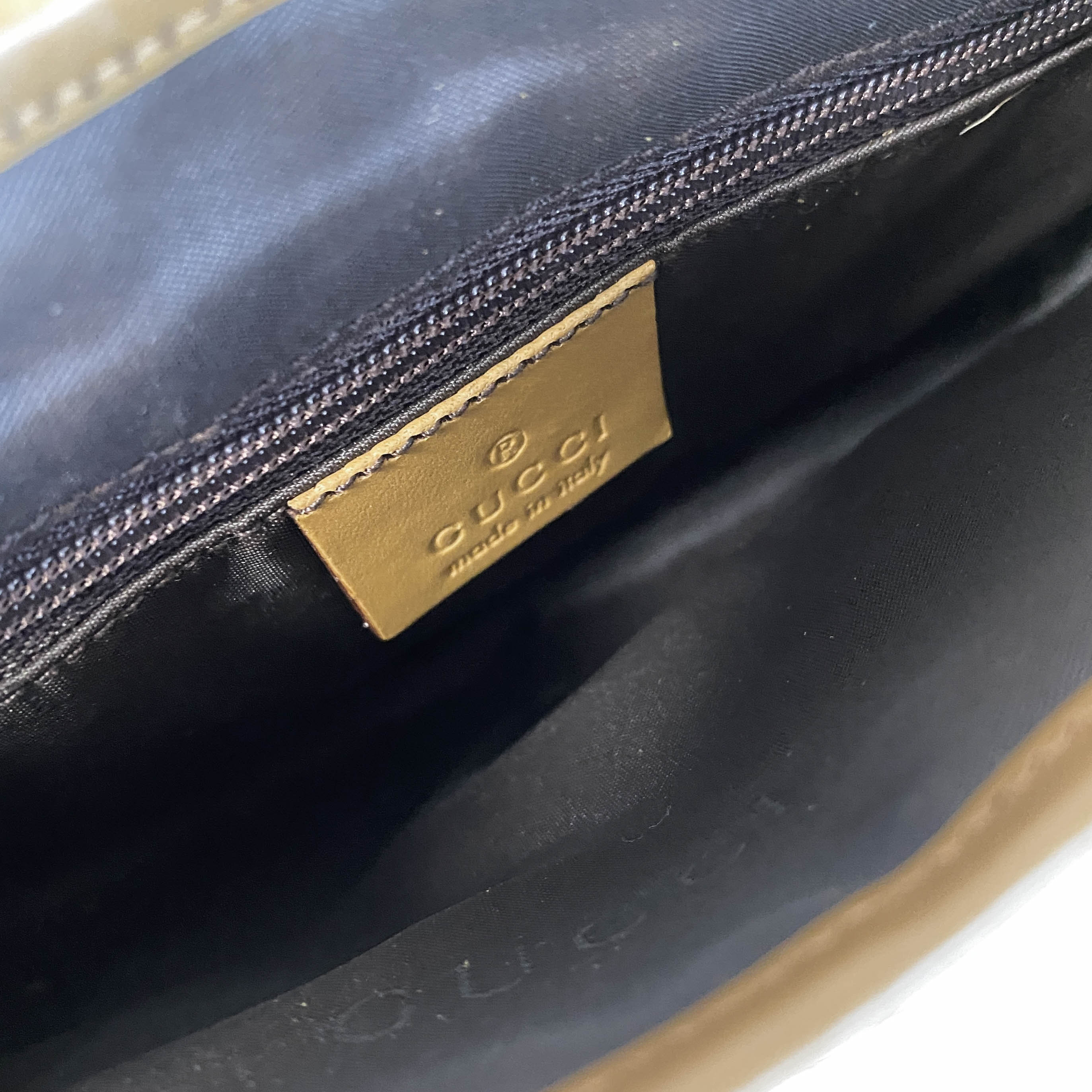 Jackie Brown Leather and Fur Shoulder Bag