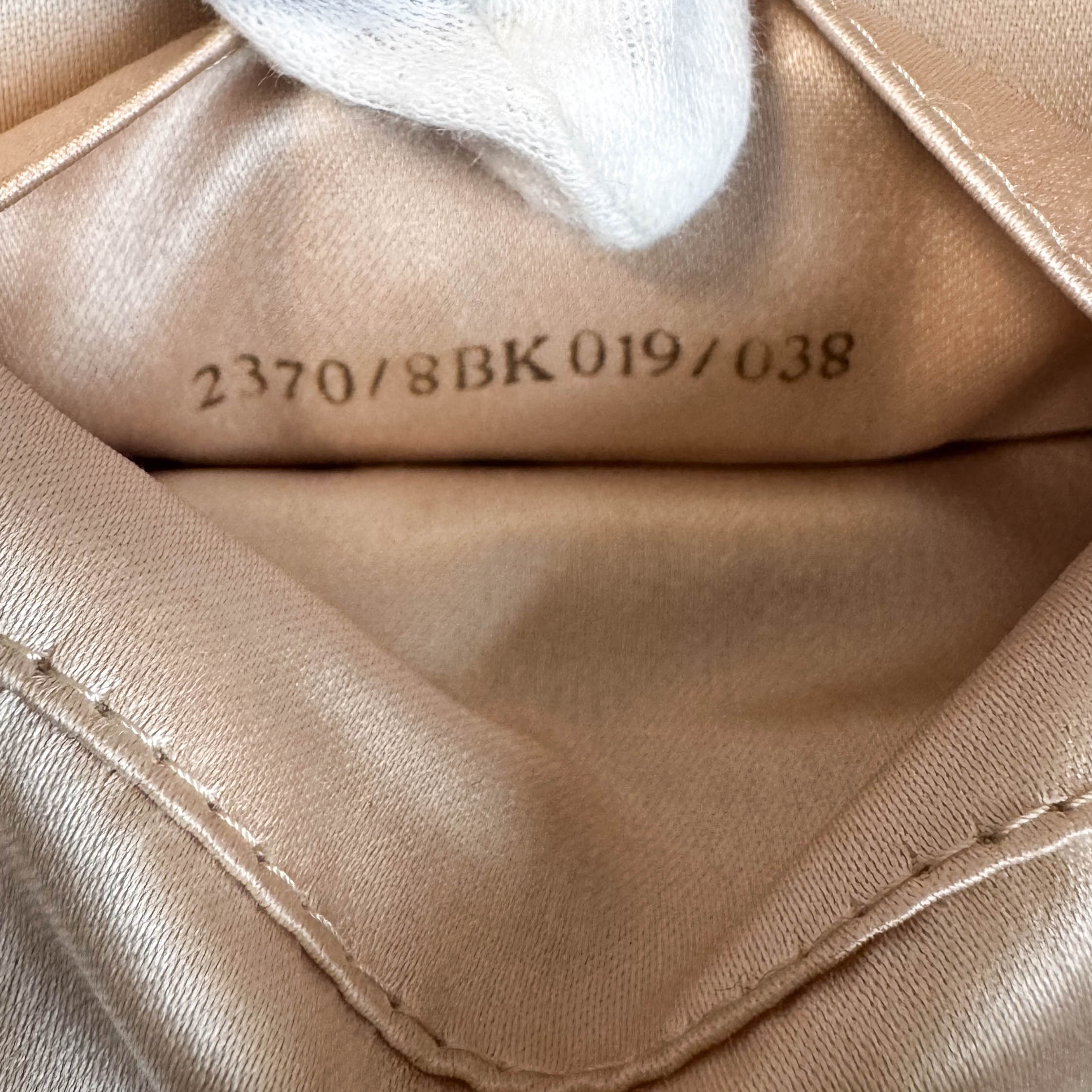 Zuccino Beaded Silver Baguette Mini Shoulder Bag