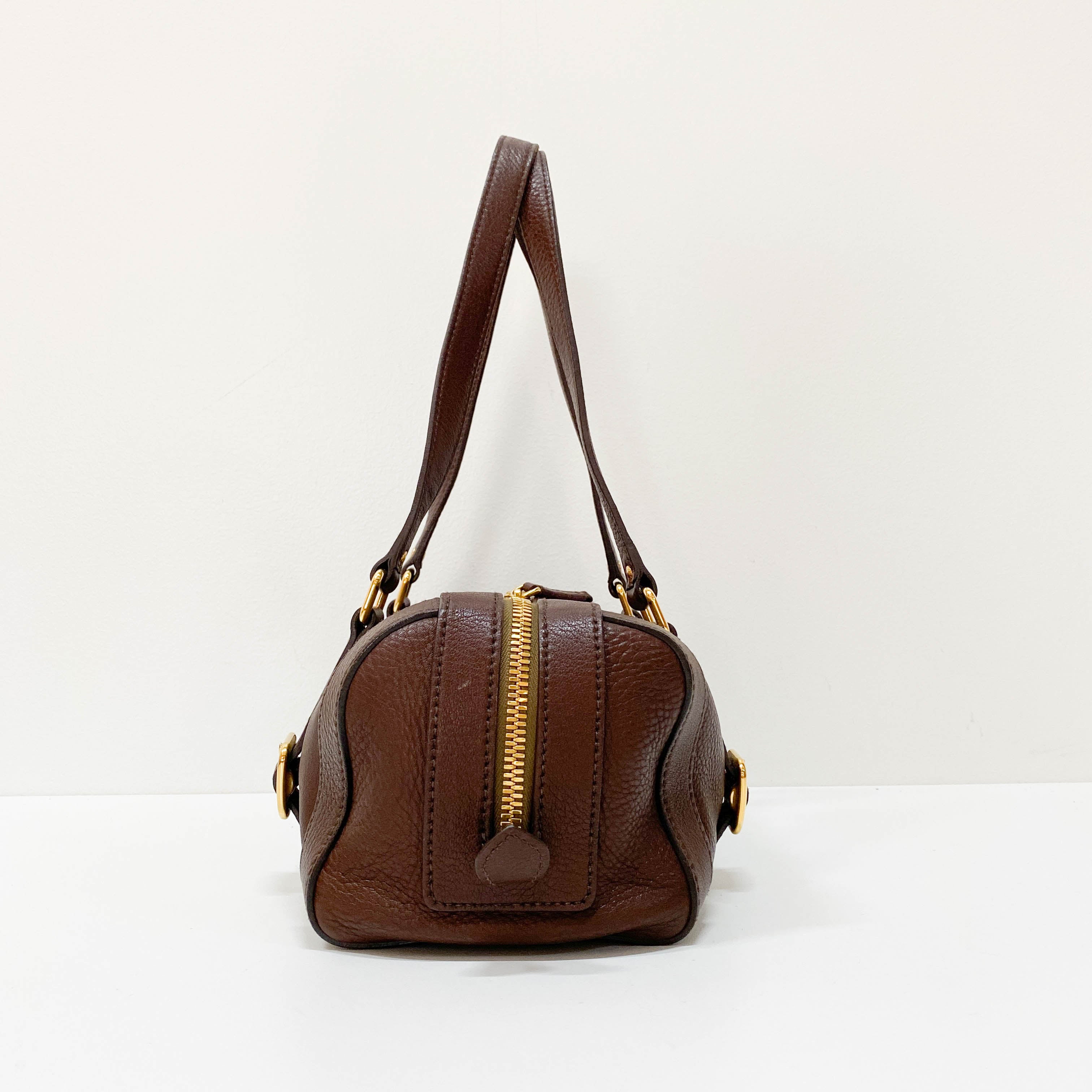 Brown Leather Shoulder Bag