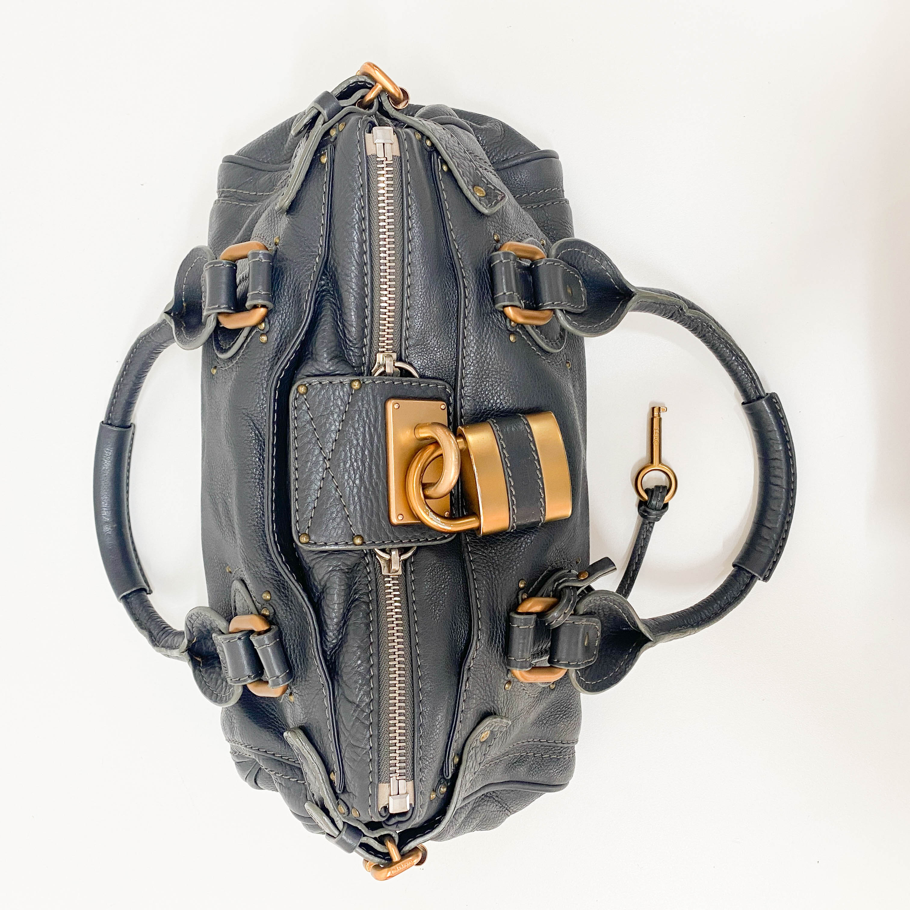 Blue Leather Paddington