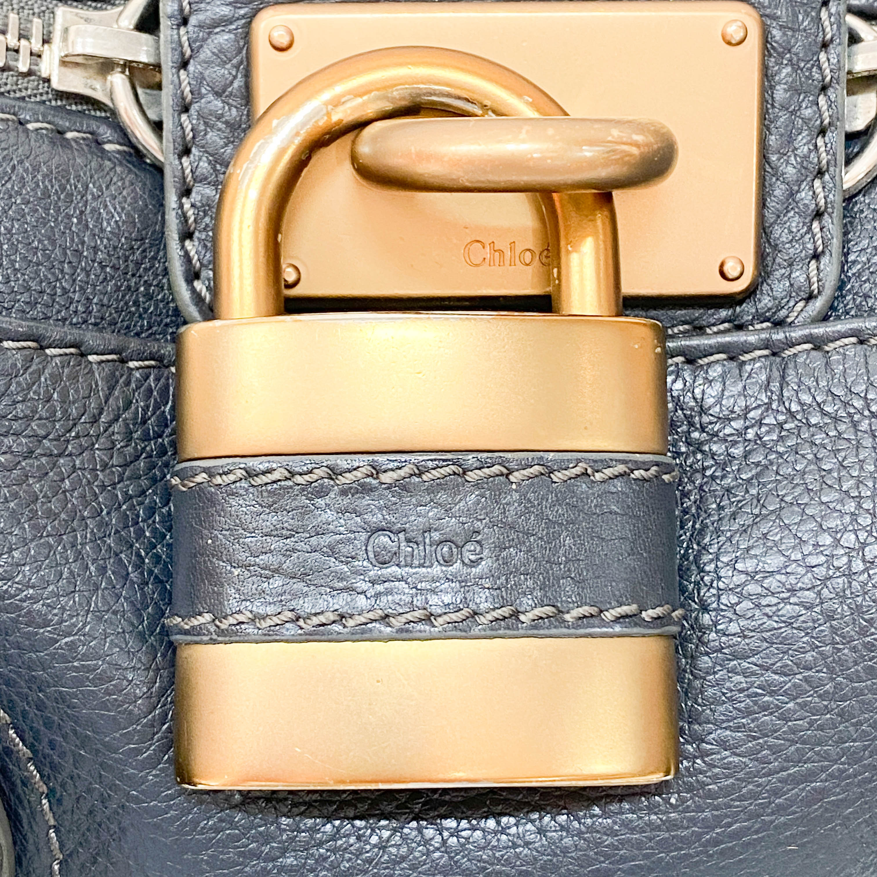 Blue Leather Paddington