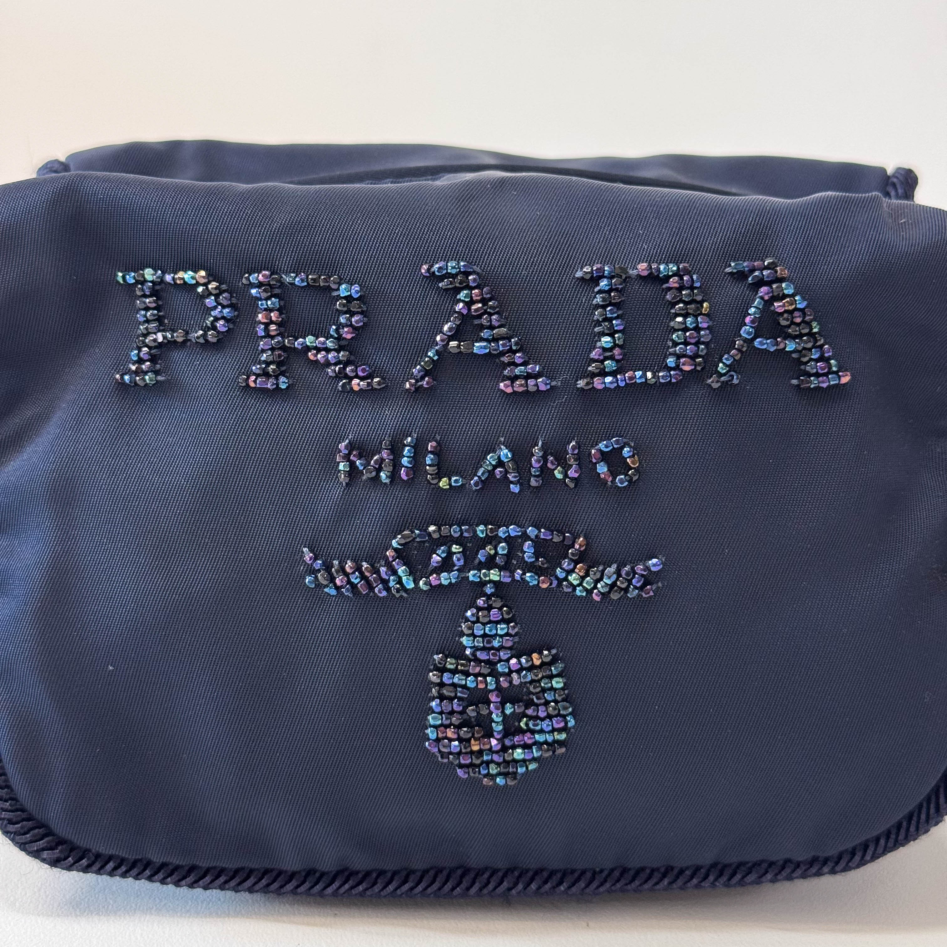 Tassel Beads Embroidery Nylon Bag