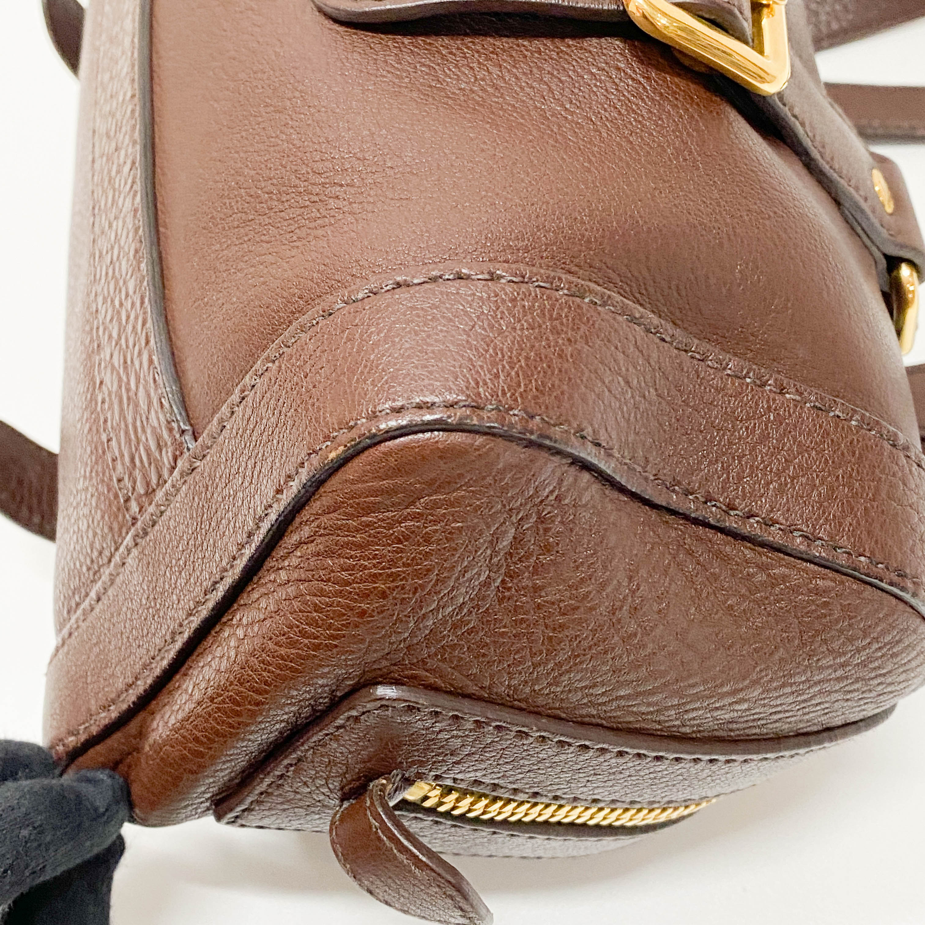 Brown Leather Shoulder Bag
