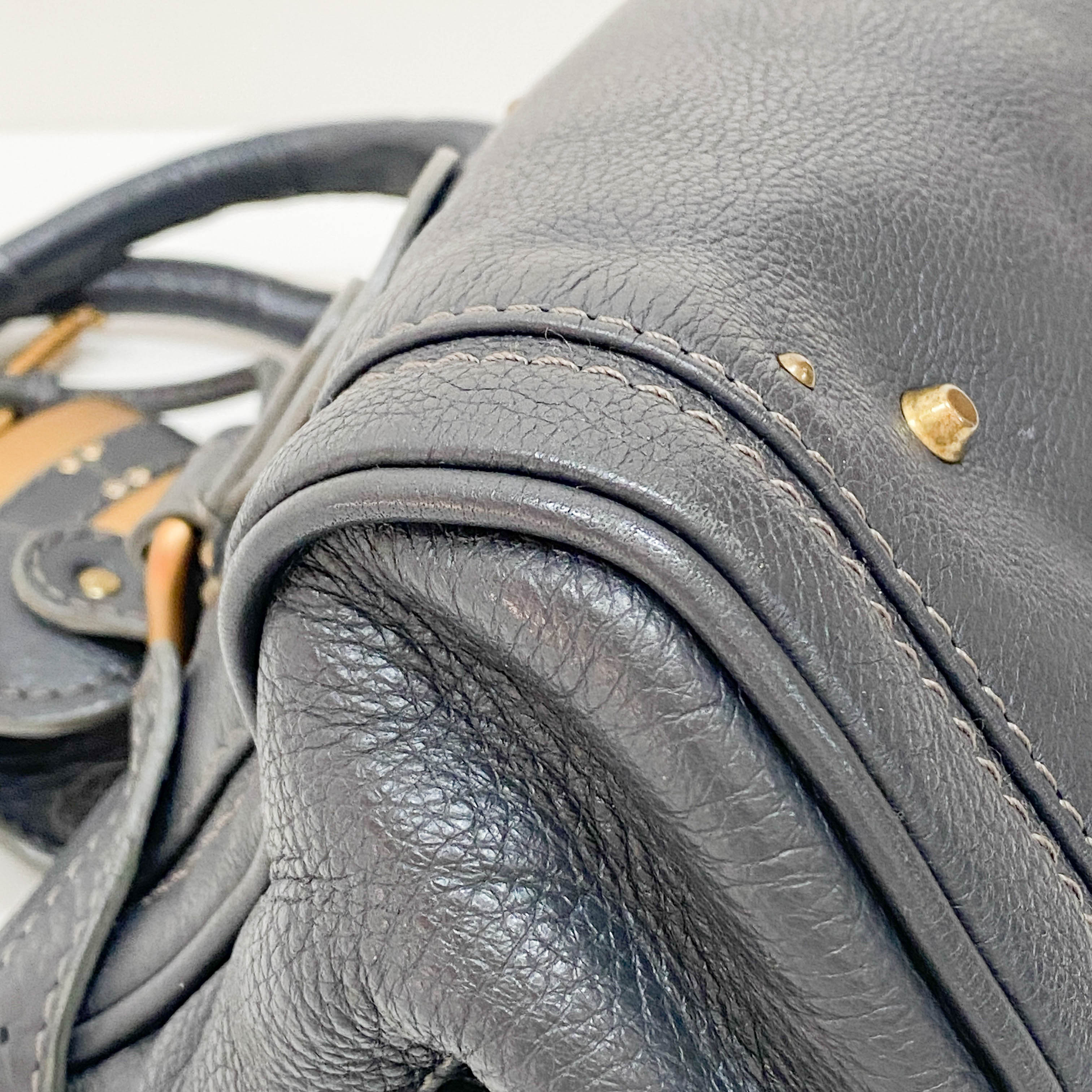 Blue Leather Paddington