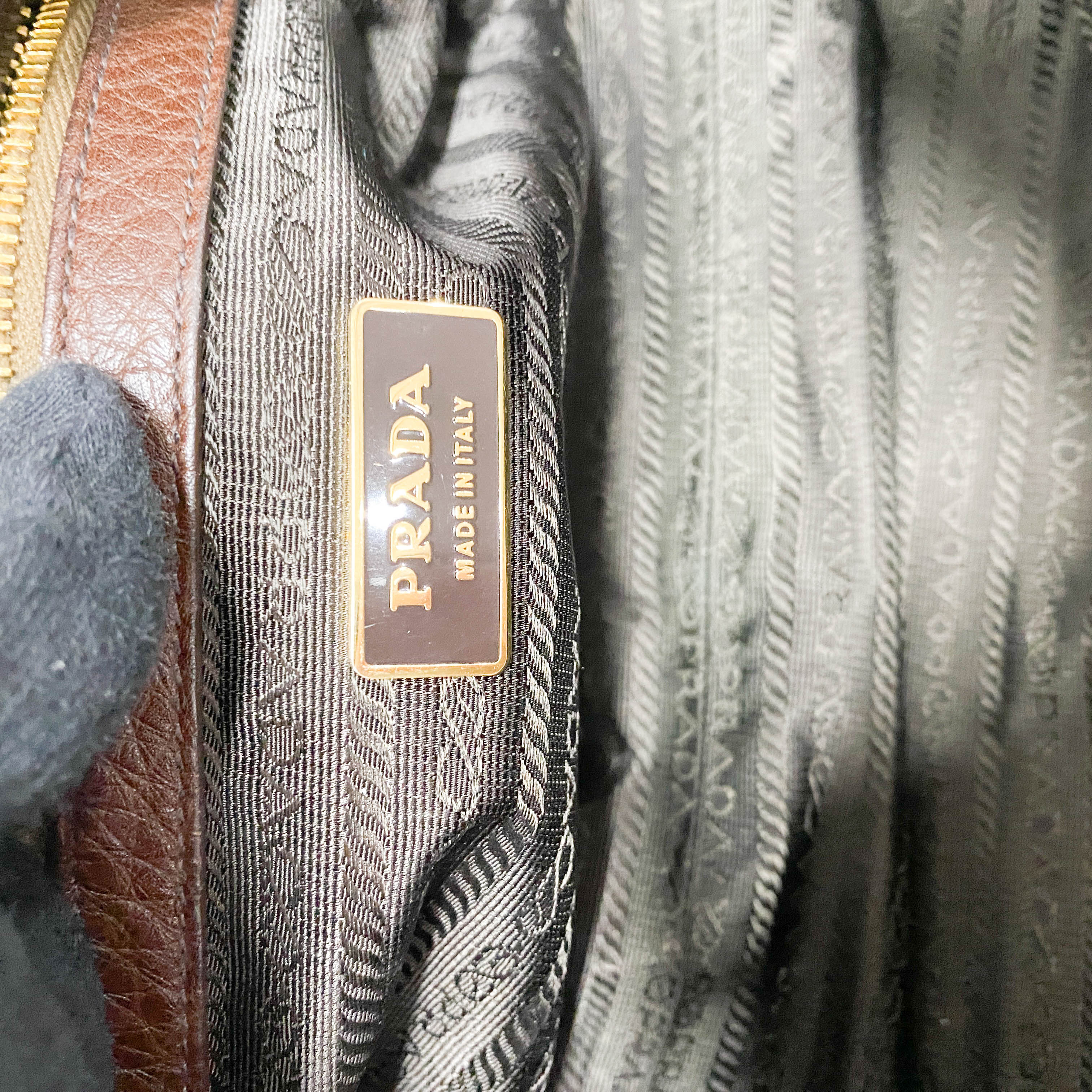 Brown Leather Shoulder Bag