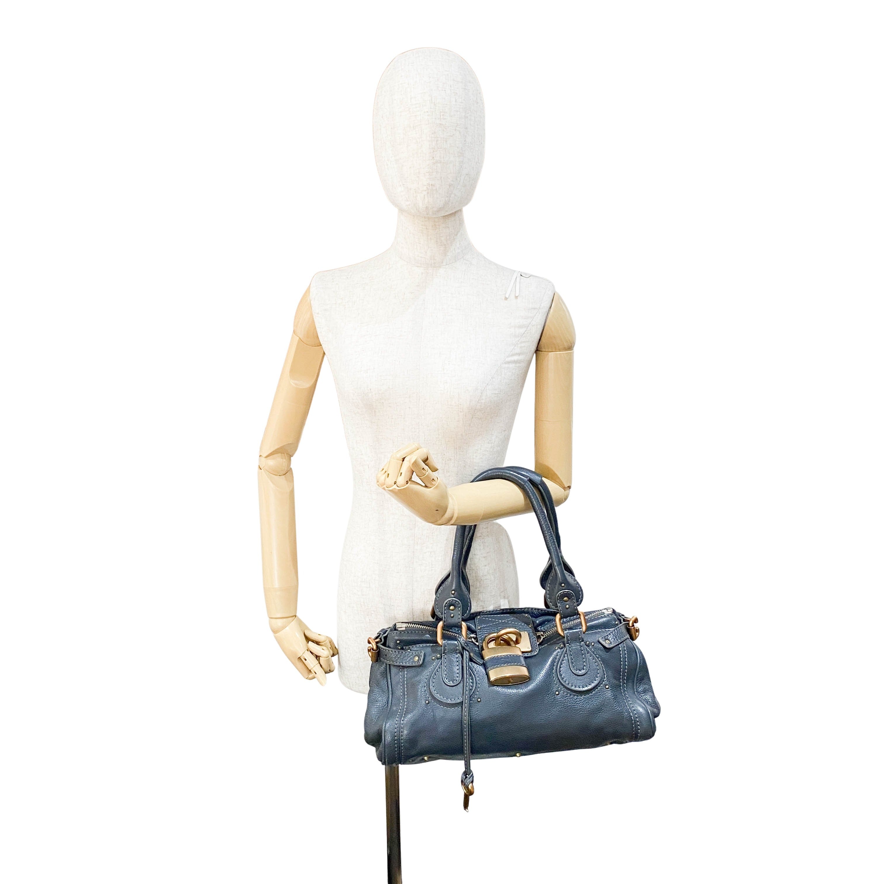 Blue Leather Paddington