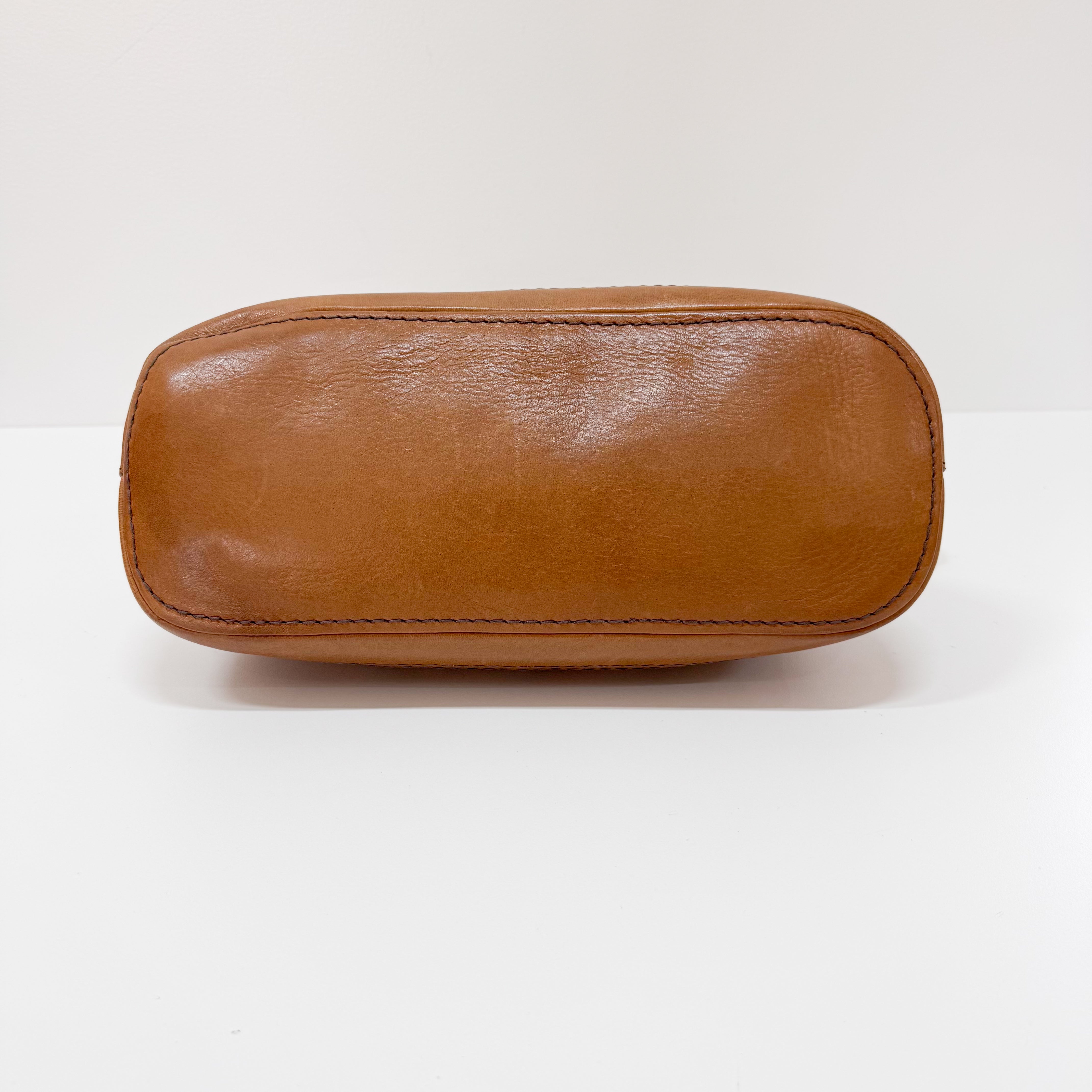 Brown Leather Shoulder Bag
