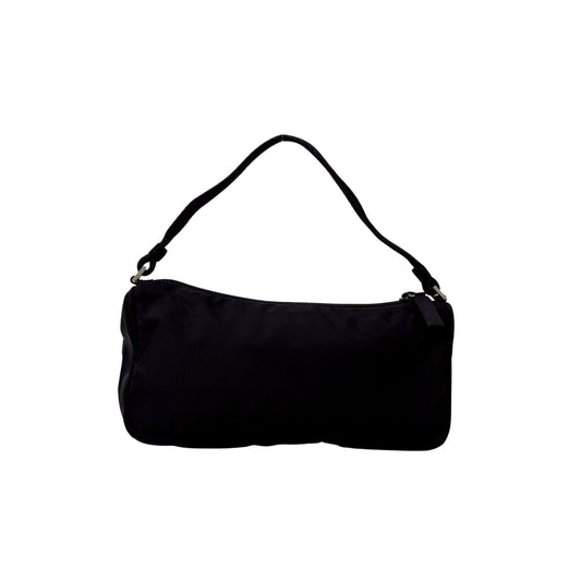 Small Black Nylon Handbag
