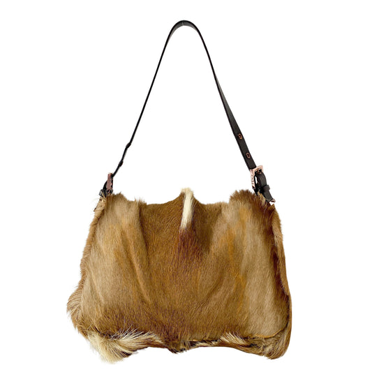 Mamma Baguette Gazelle Fur Shoulder Bag