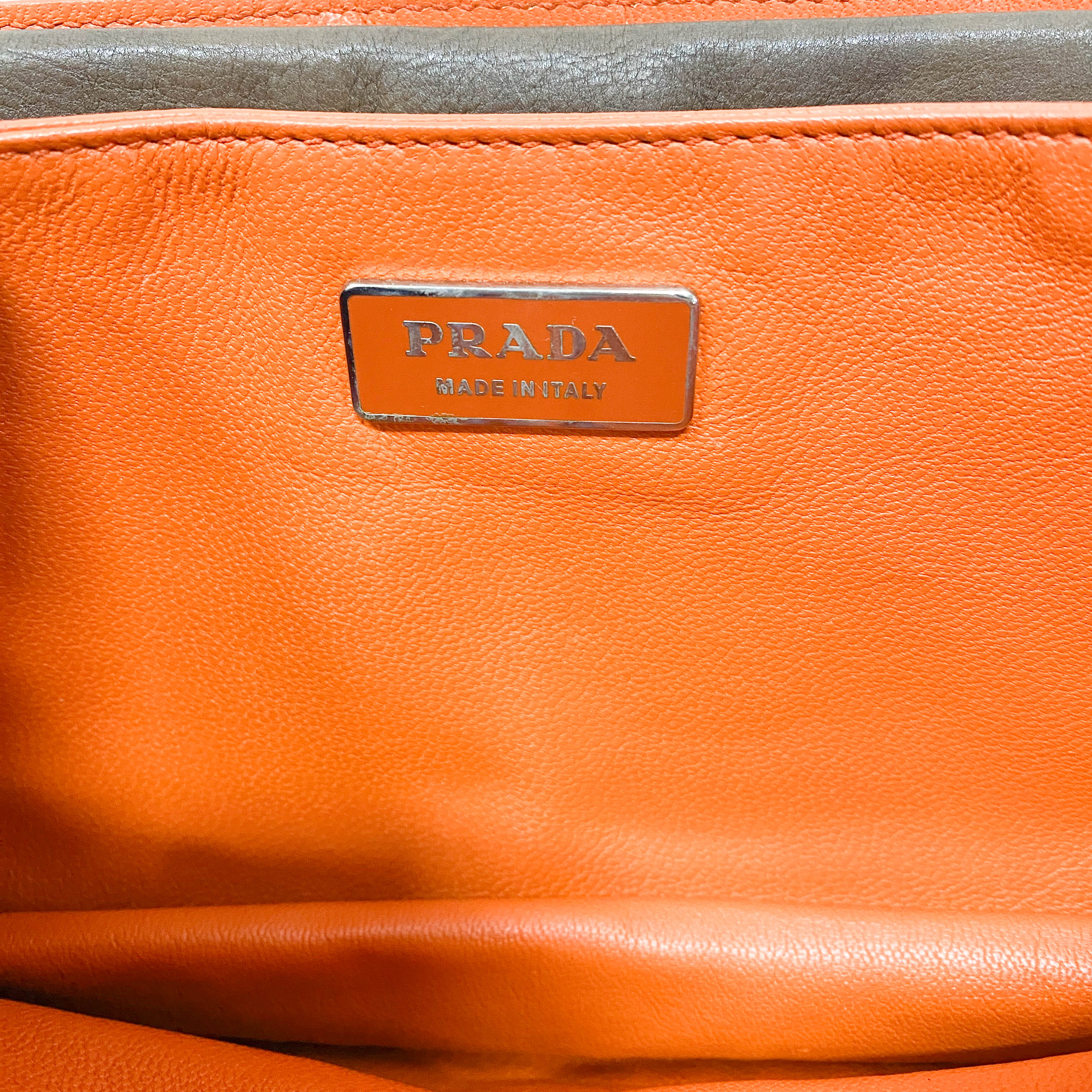 Brown Leather Studs Mini Shoulder Bag