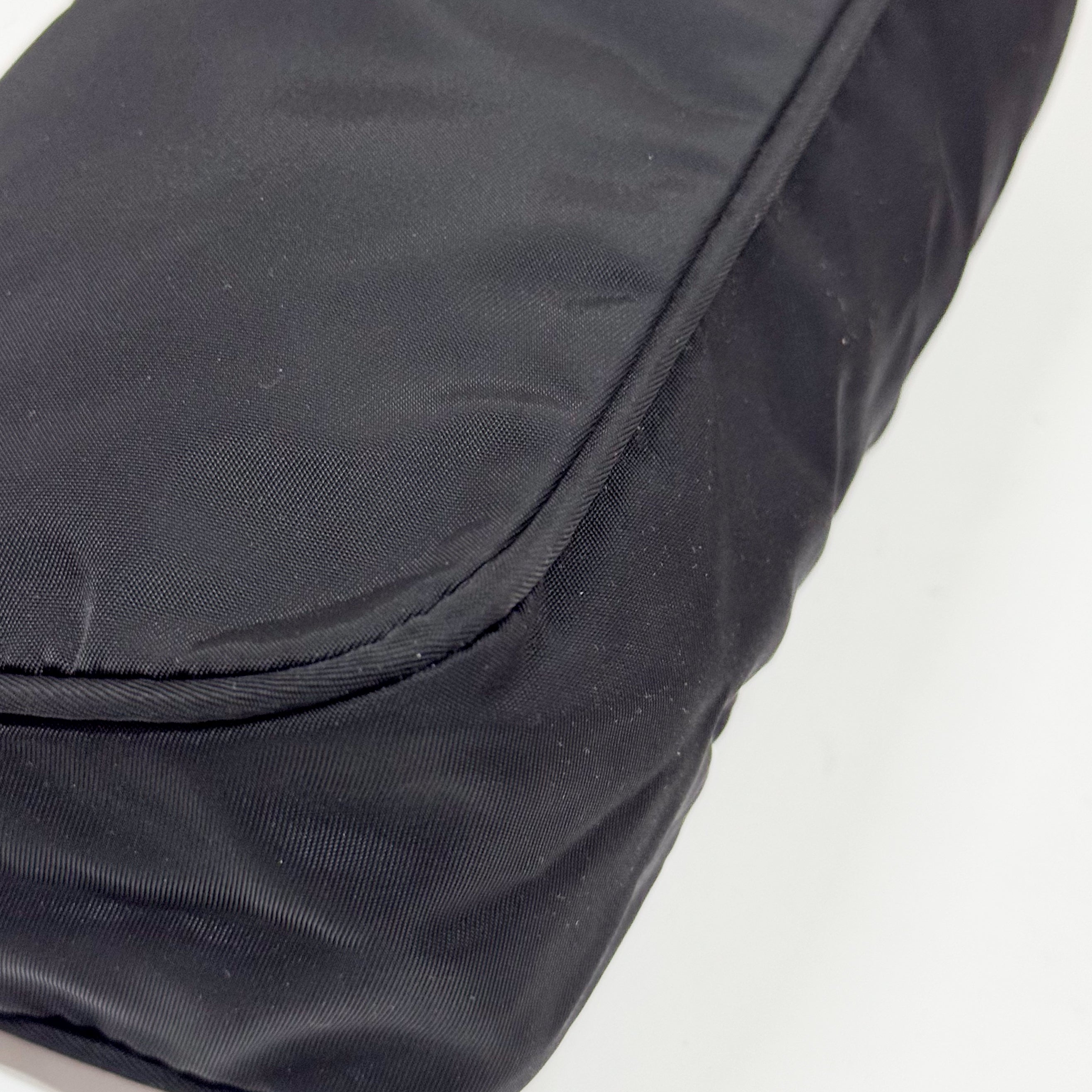 Small Black Nylon Handbag