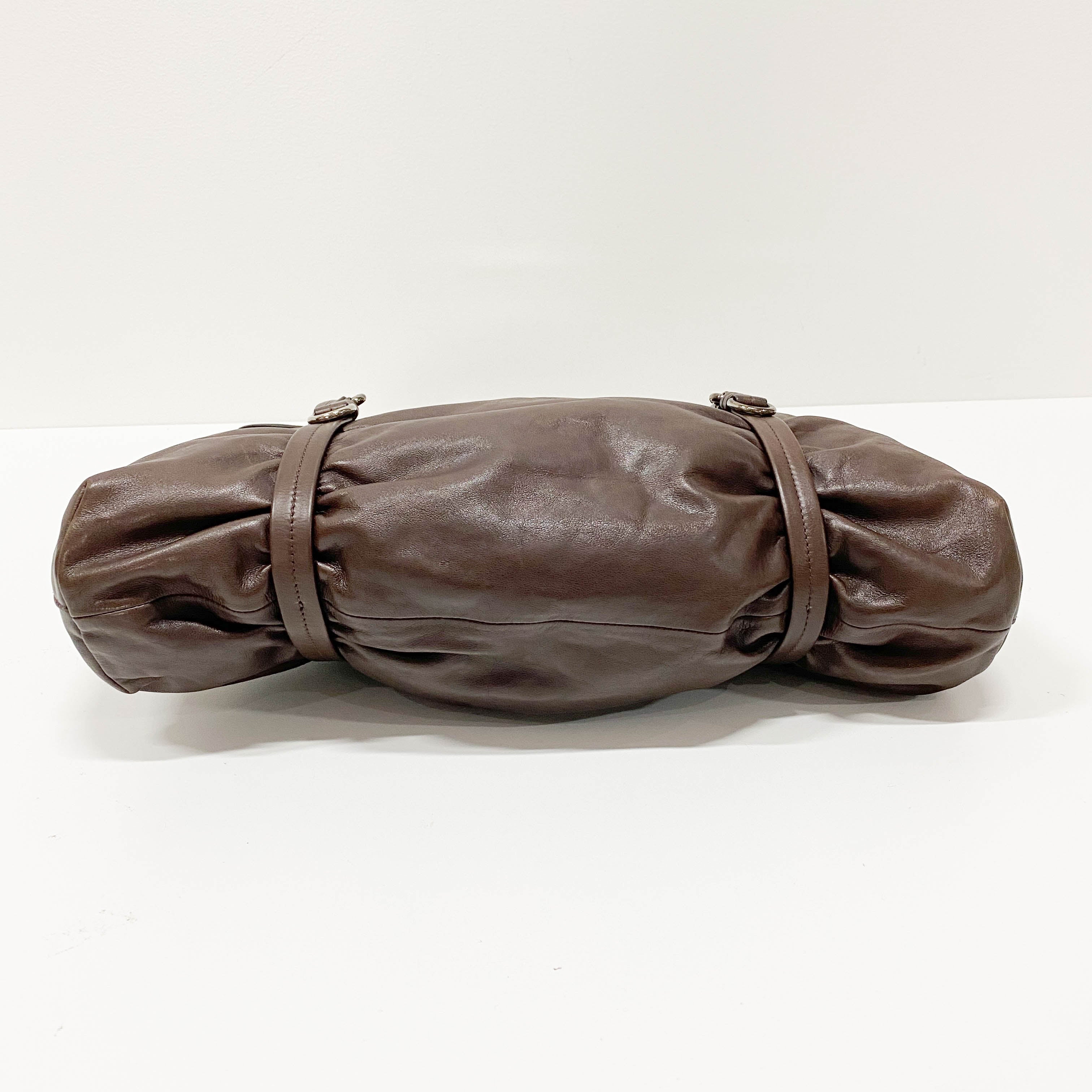 Brown Leather Shoulder Bag