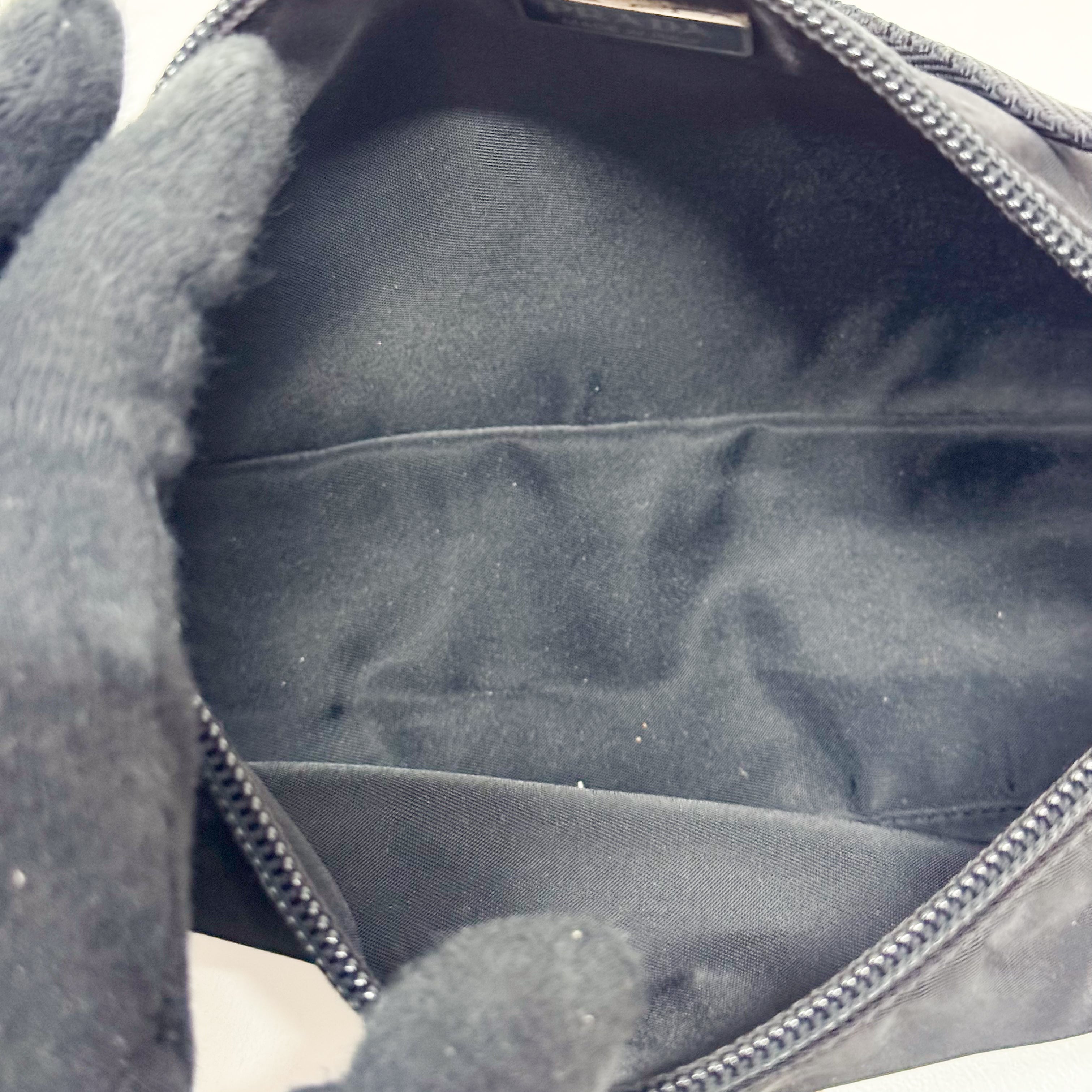 Small Black Nylon Handbag