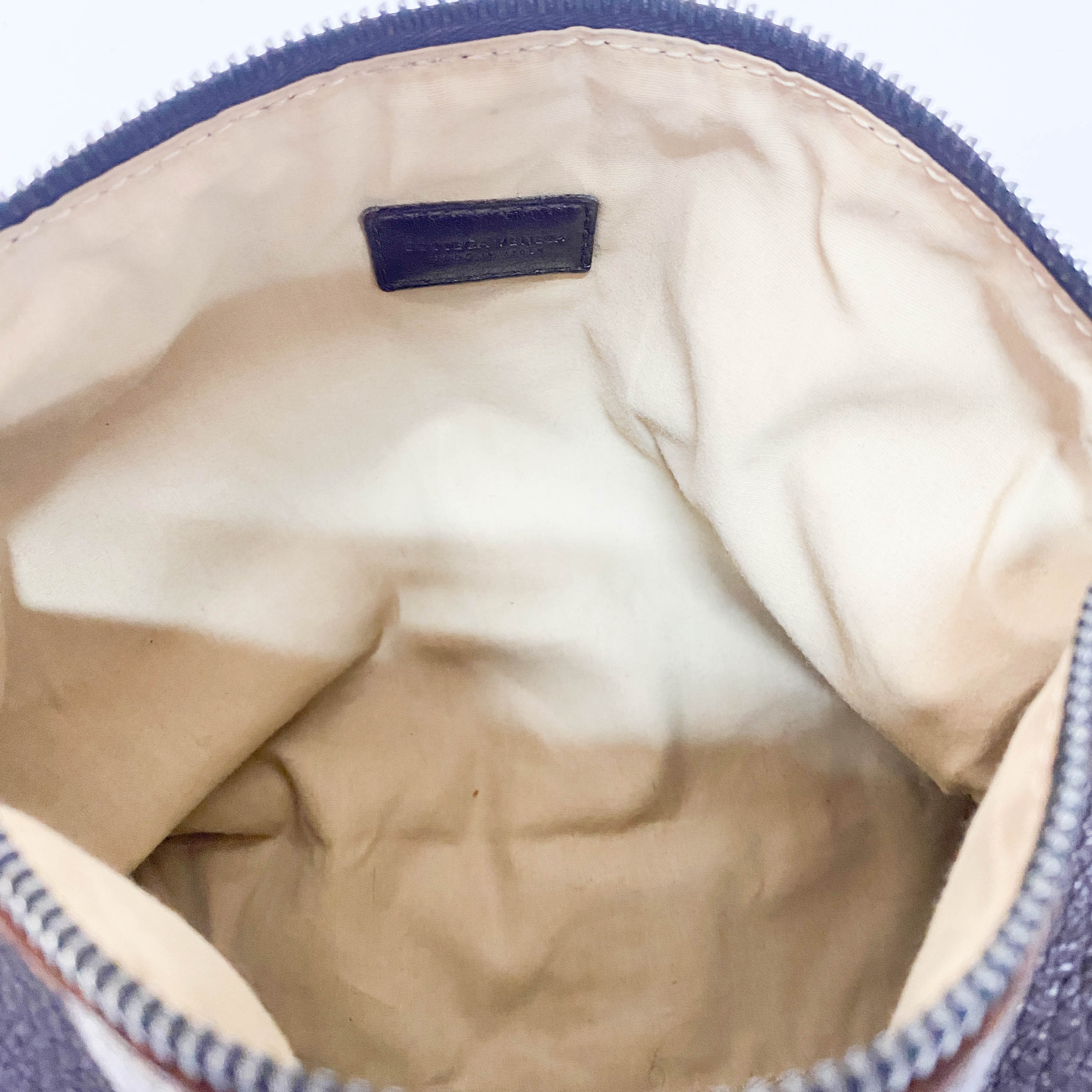 Dark Brown Leather Braided Handle