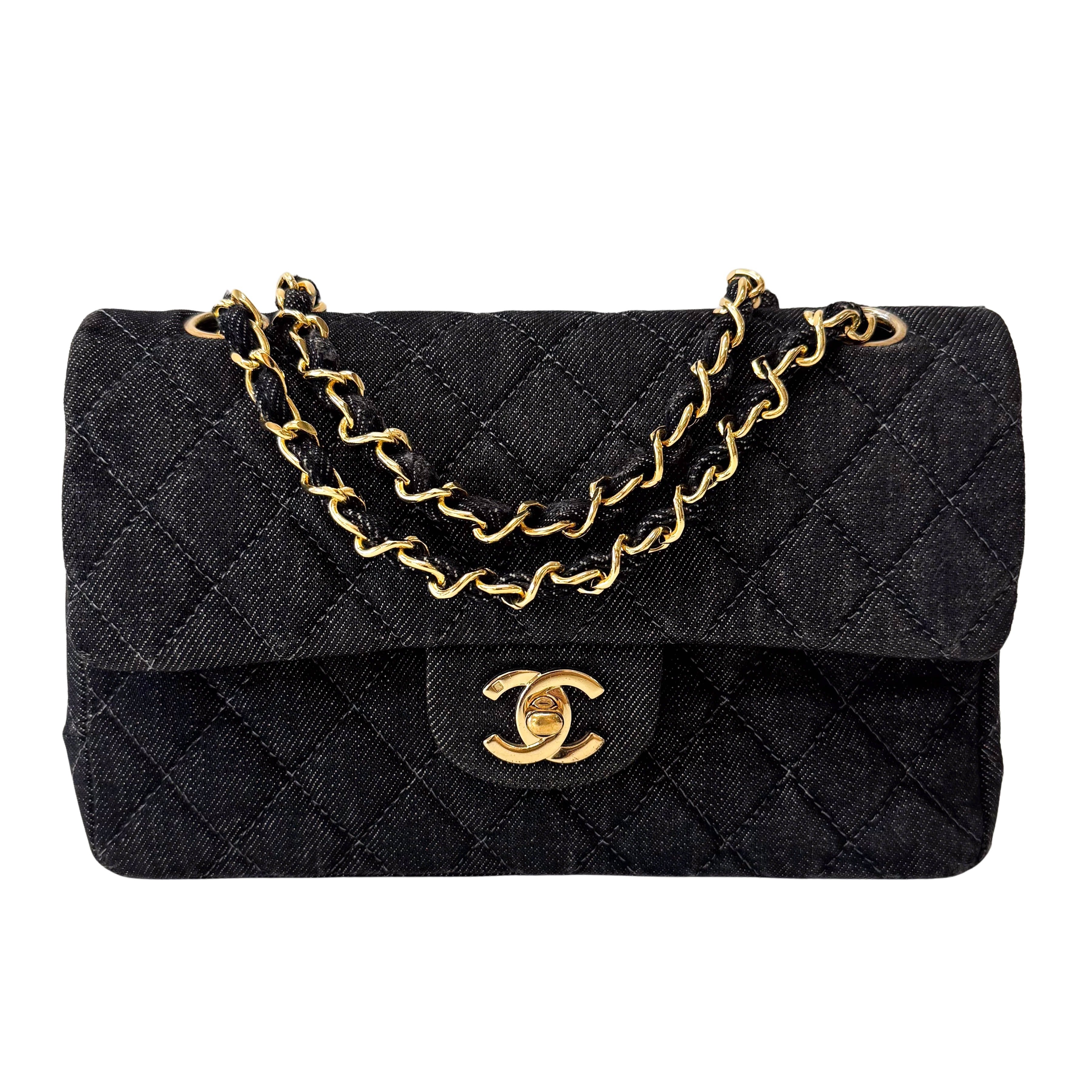 Classic Flap Denim Shoulder Bag