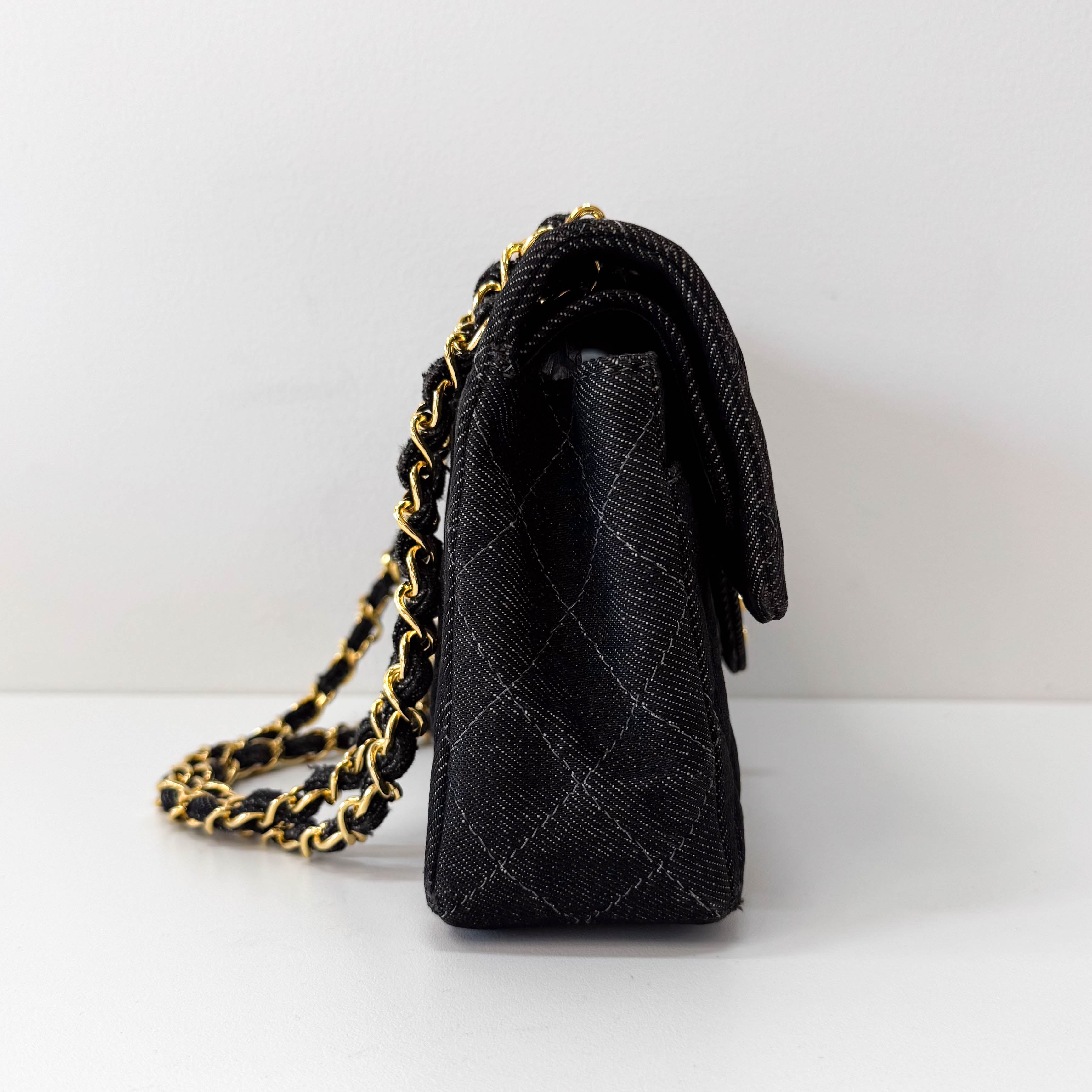 Classic Flap Denim Shoulder Bag