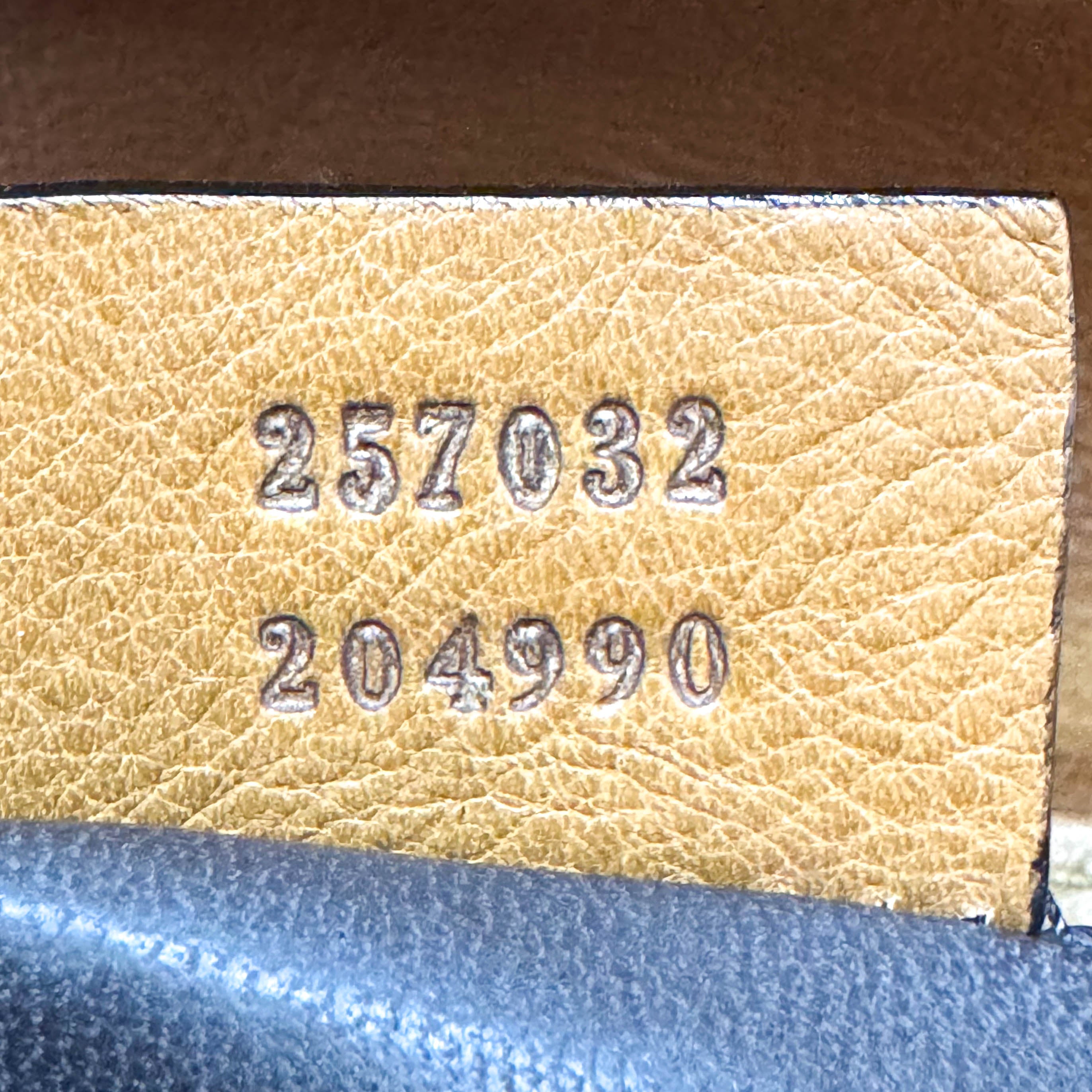 Brown Leather Gold Chain Shoulder Bag