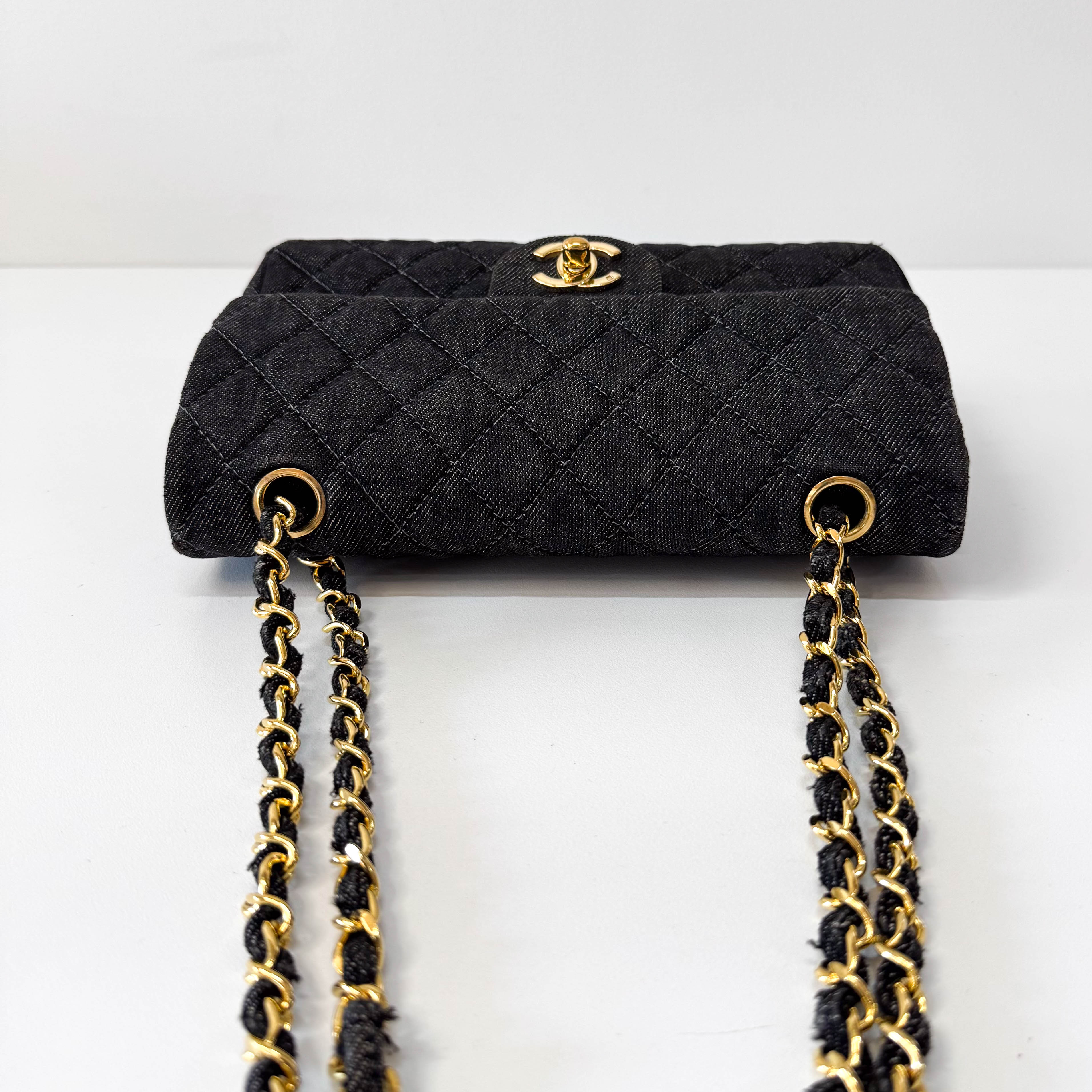 Classic Flap Denim Shoulder Bag