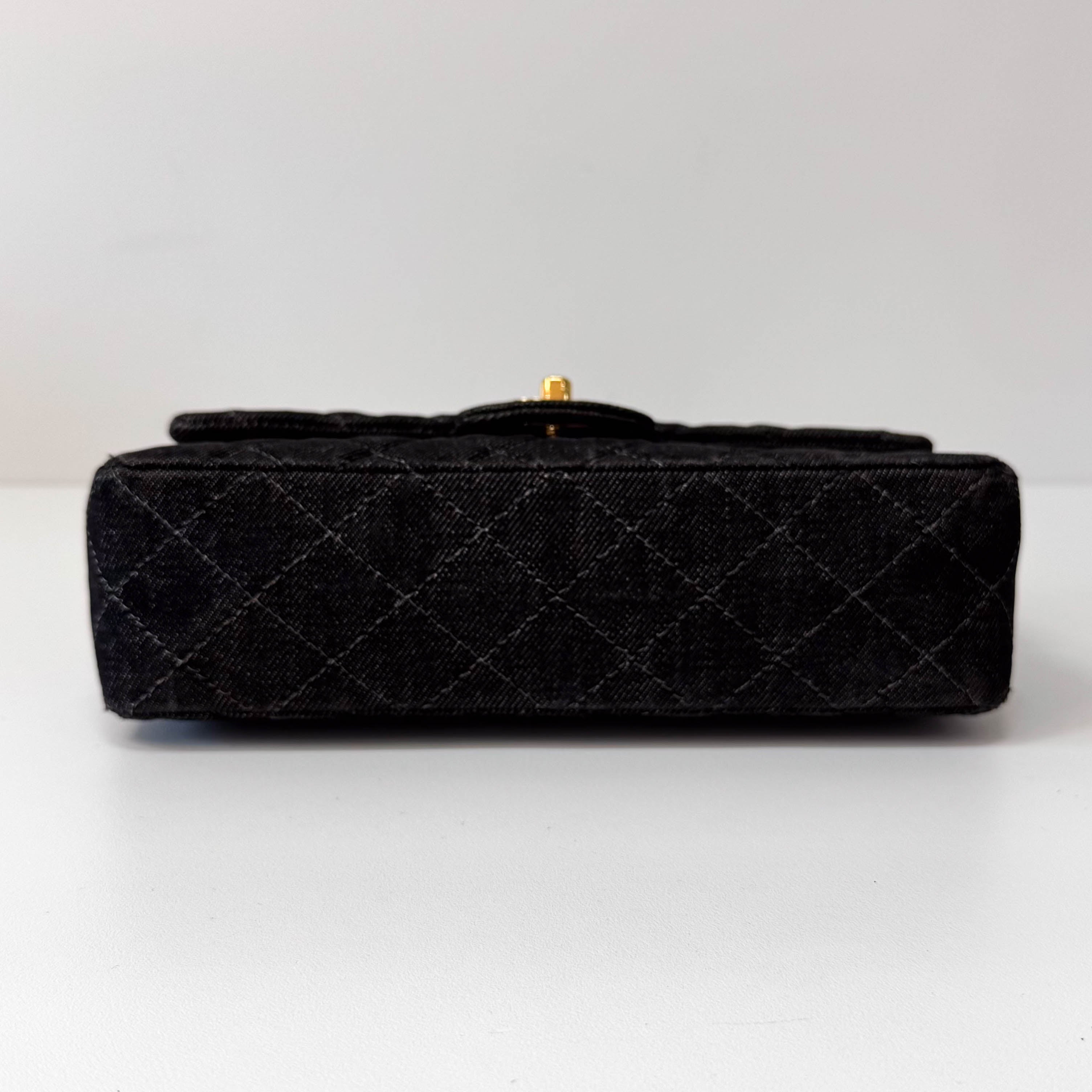 Classic Flap Denim Shoulder Bag