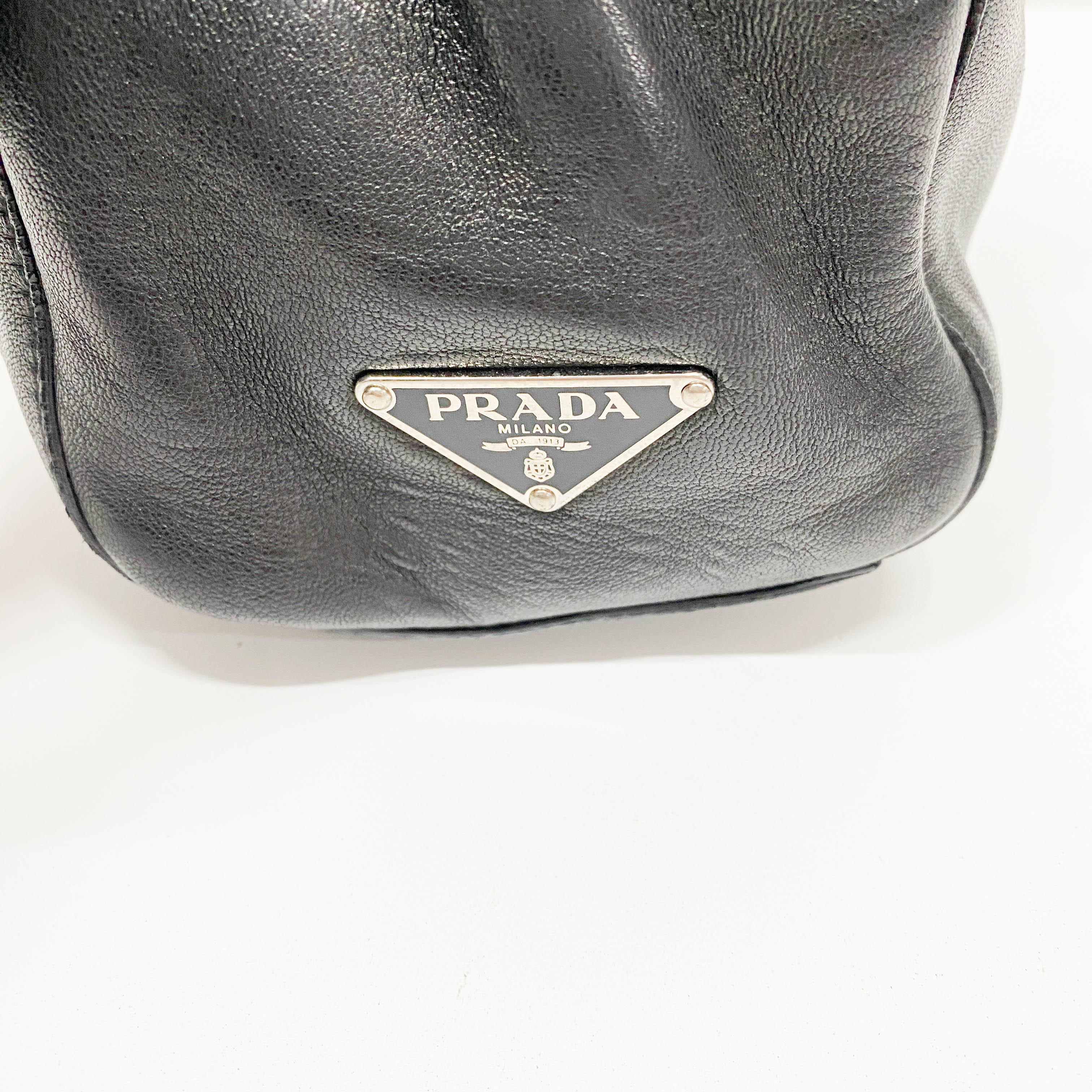 Black Nappa Leather Shoulder bag
