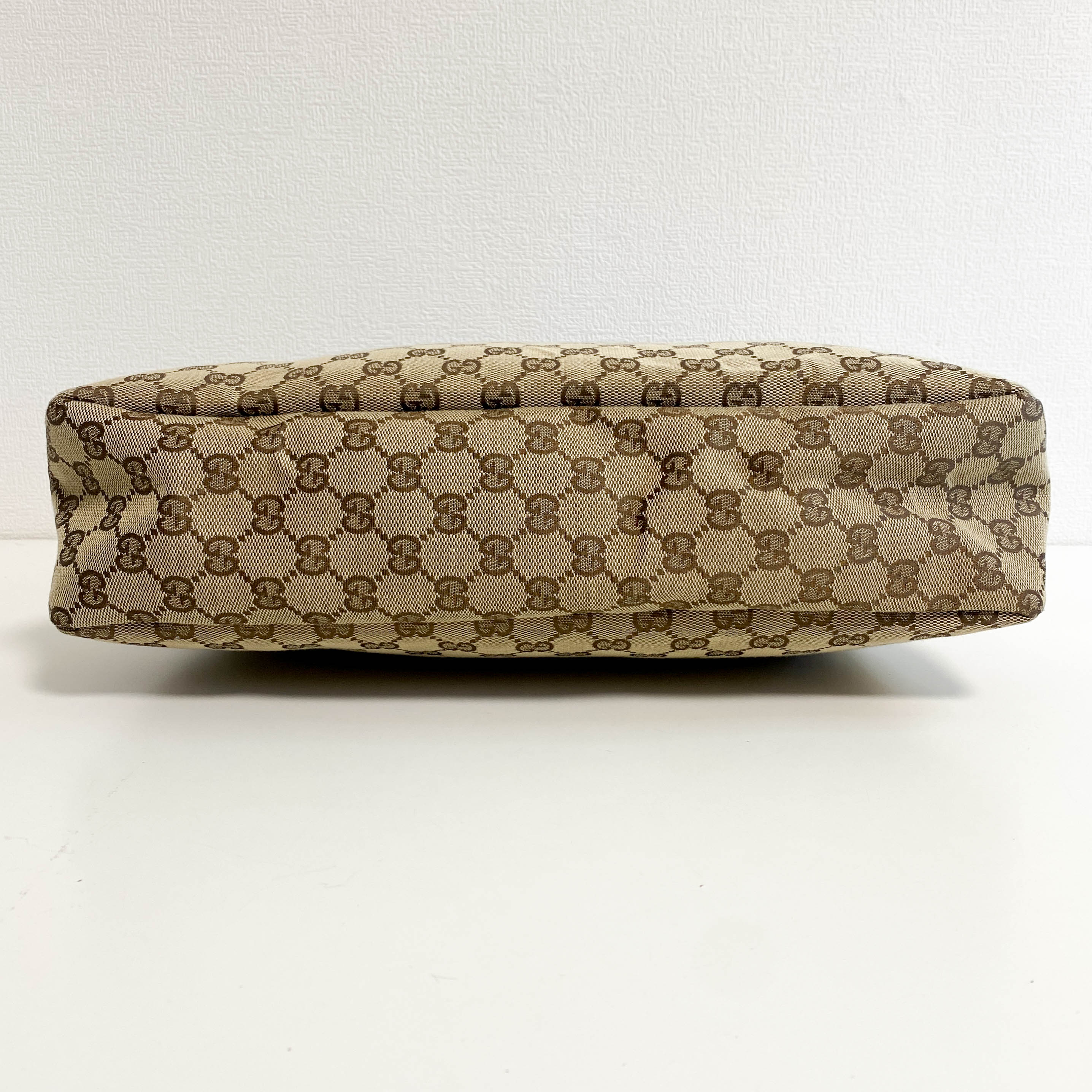 Horsebit GG Canvas Brown Hobo Shoulder Bag